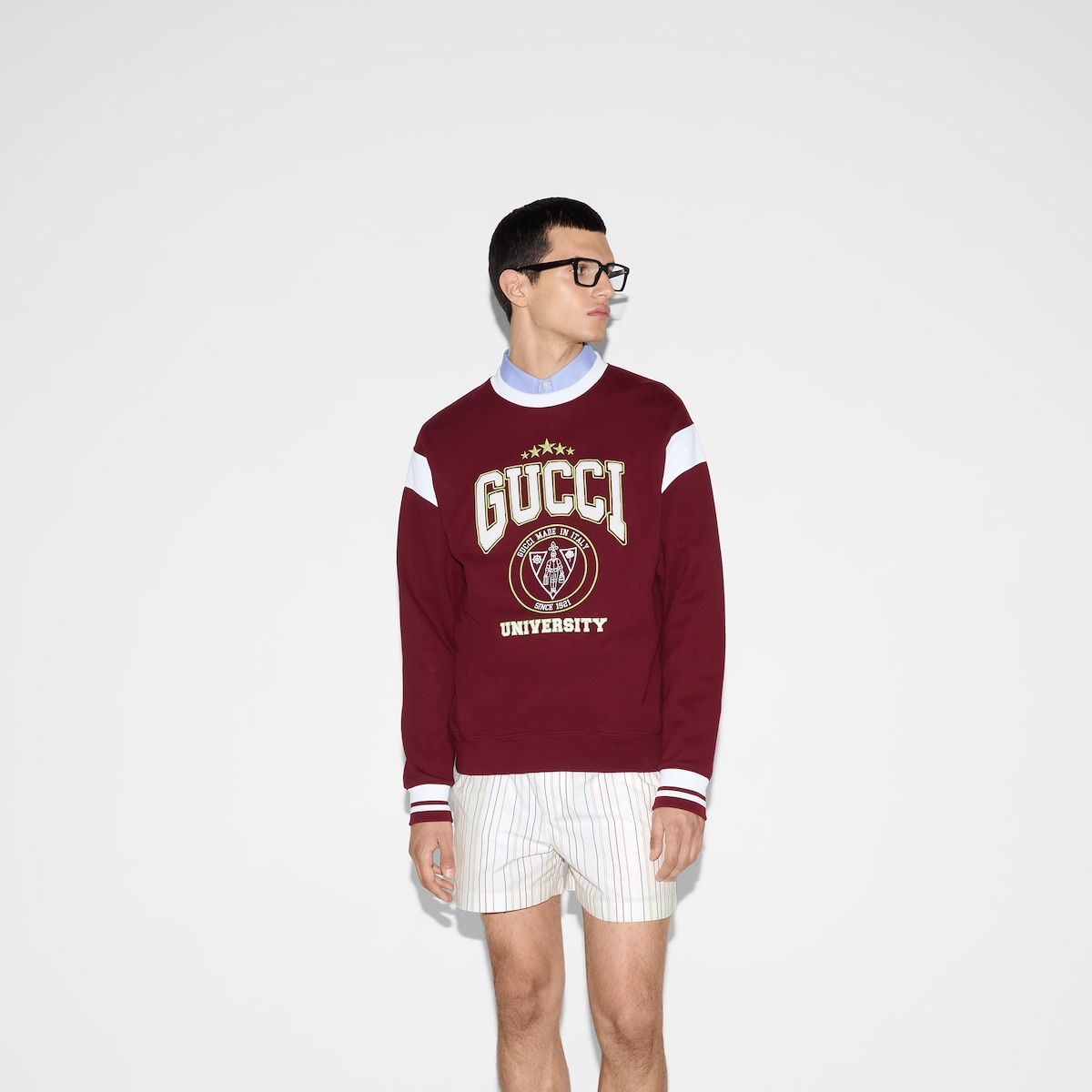 Embroidered cotton jersey sweatshirt - 3