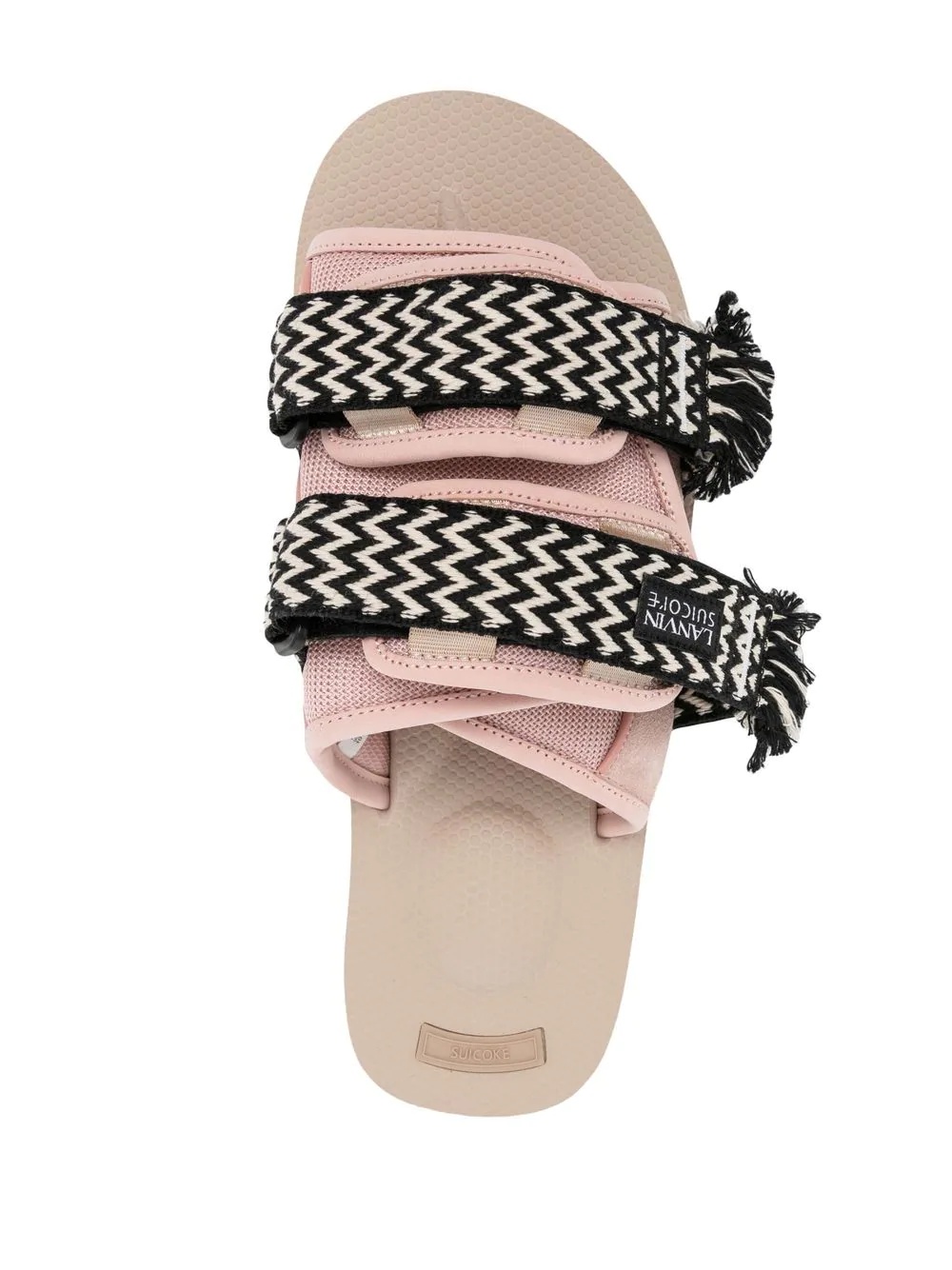 x Lanvin Curb woven-strap sandals - 4