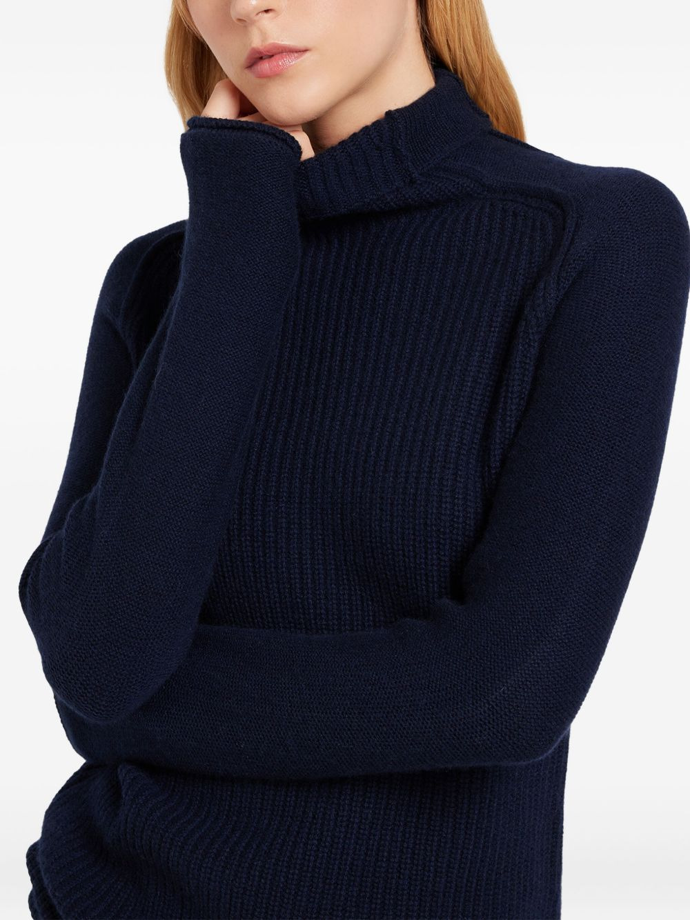 ribbed-turtleneck sweater - 4