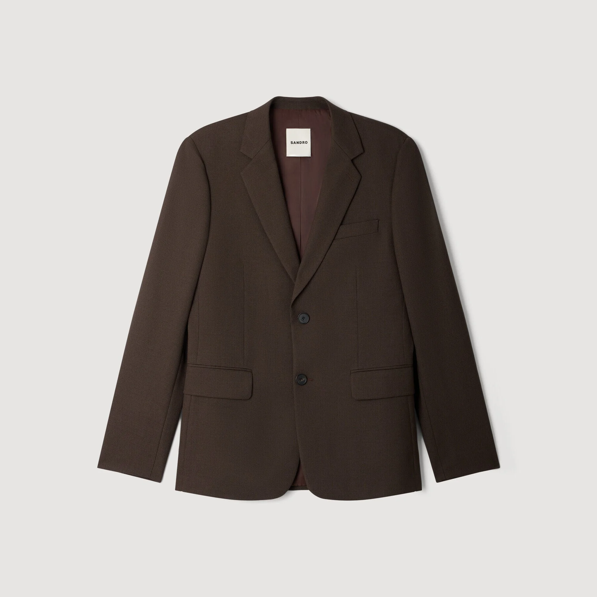 WOOL SUIT JACKET - 1