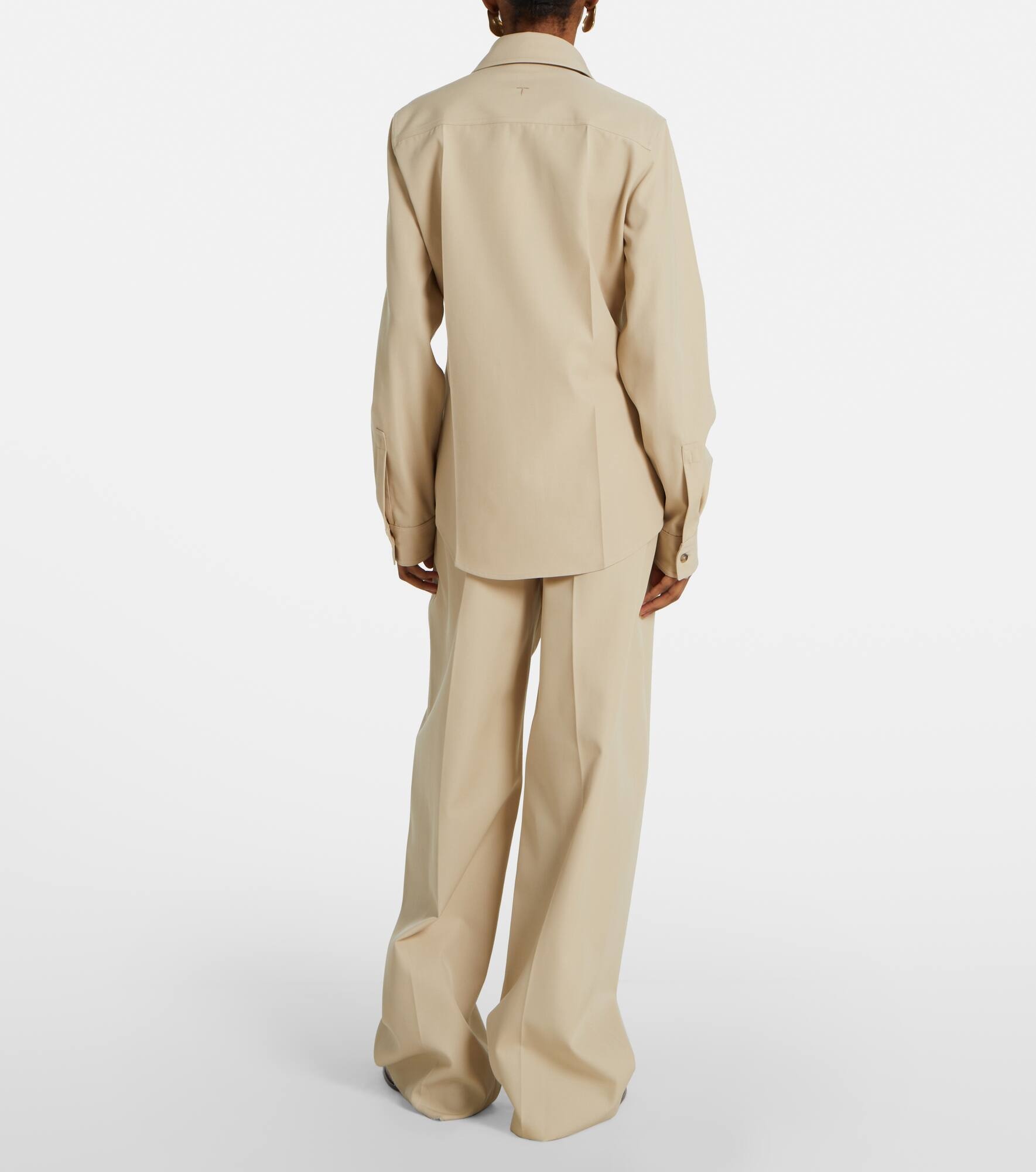 Wool and cotton shirt - 3