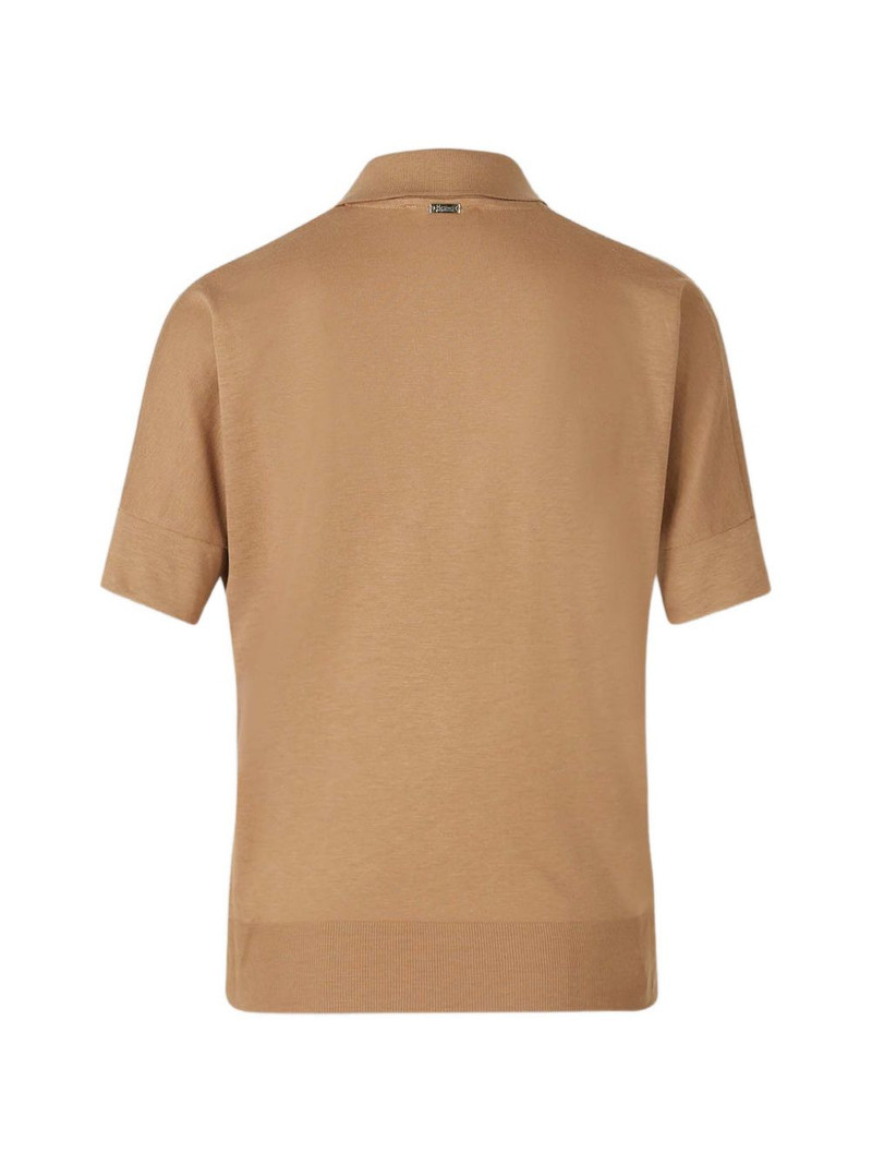 Herno polo-collar top outlook