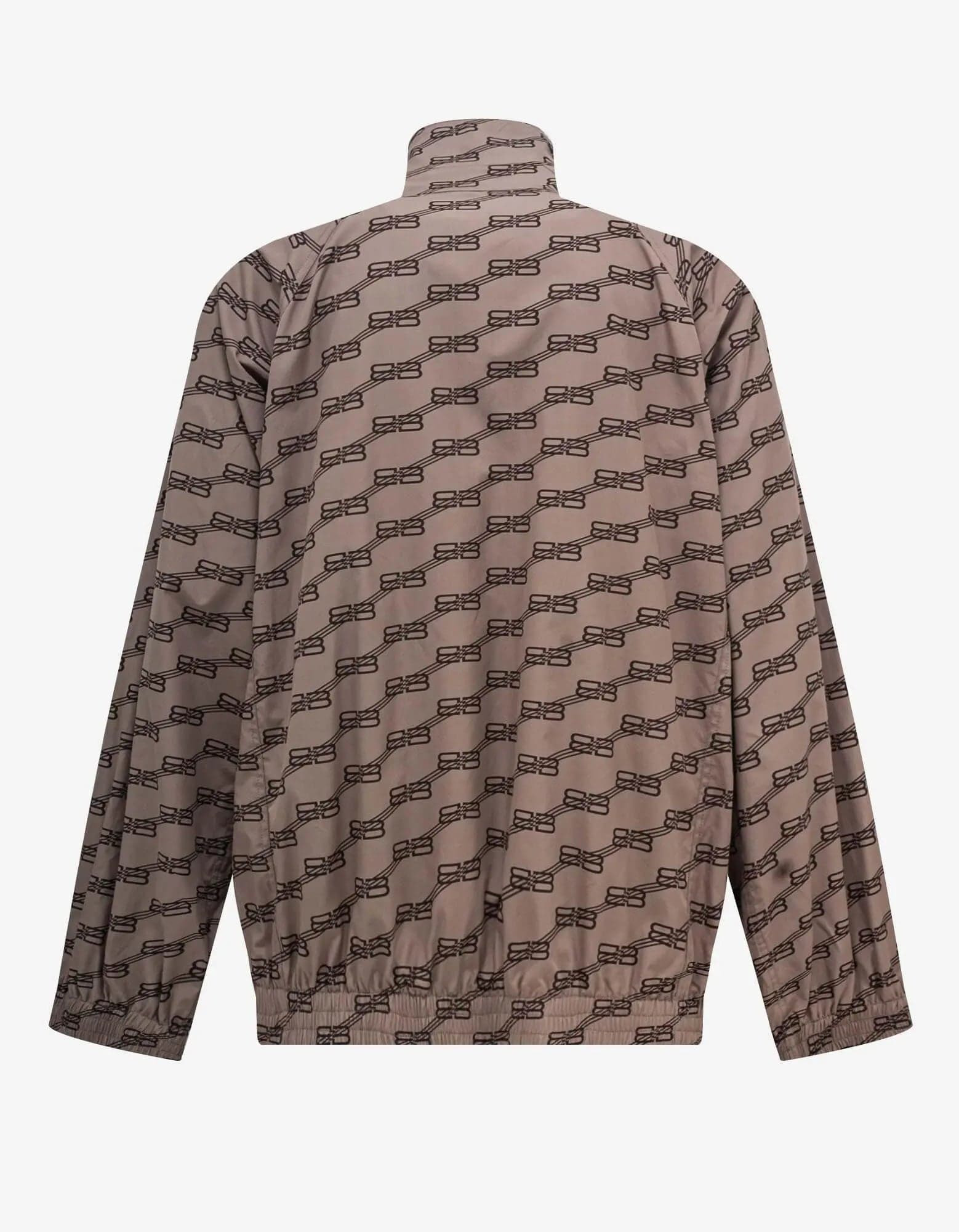 Balenciaga Beige All-Over BB Monogram Tracksuit Jacket - 2