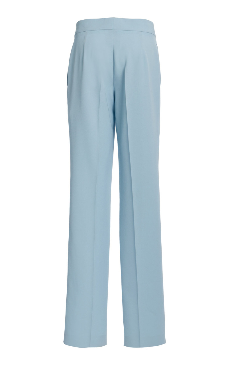 Wool Straight-Leg Pants blue 3