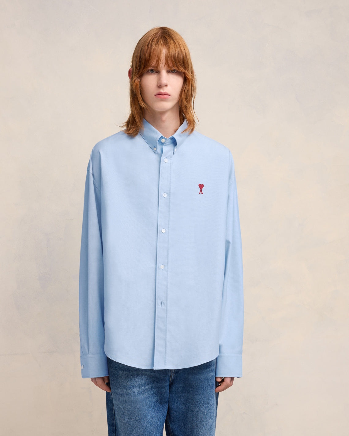 ★★AMI PARIS★★ Red Heart Logo Short Sleeve Boxy Fit Shirt Ami De Coeur Boxy Fit T-shirt - More Colors Available – Coplons