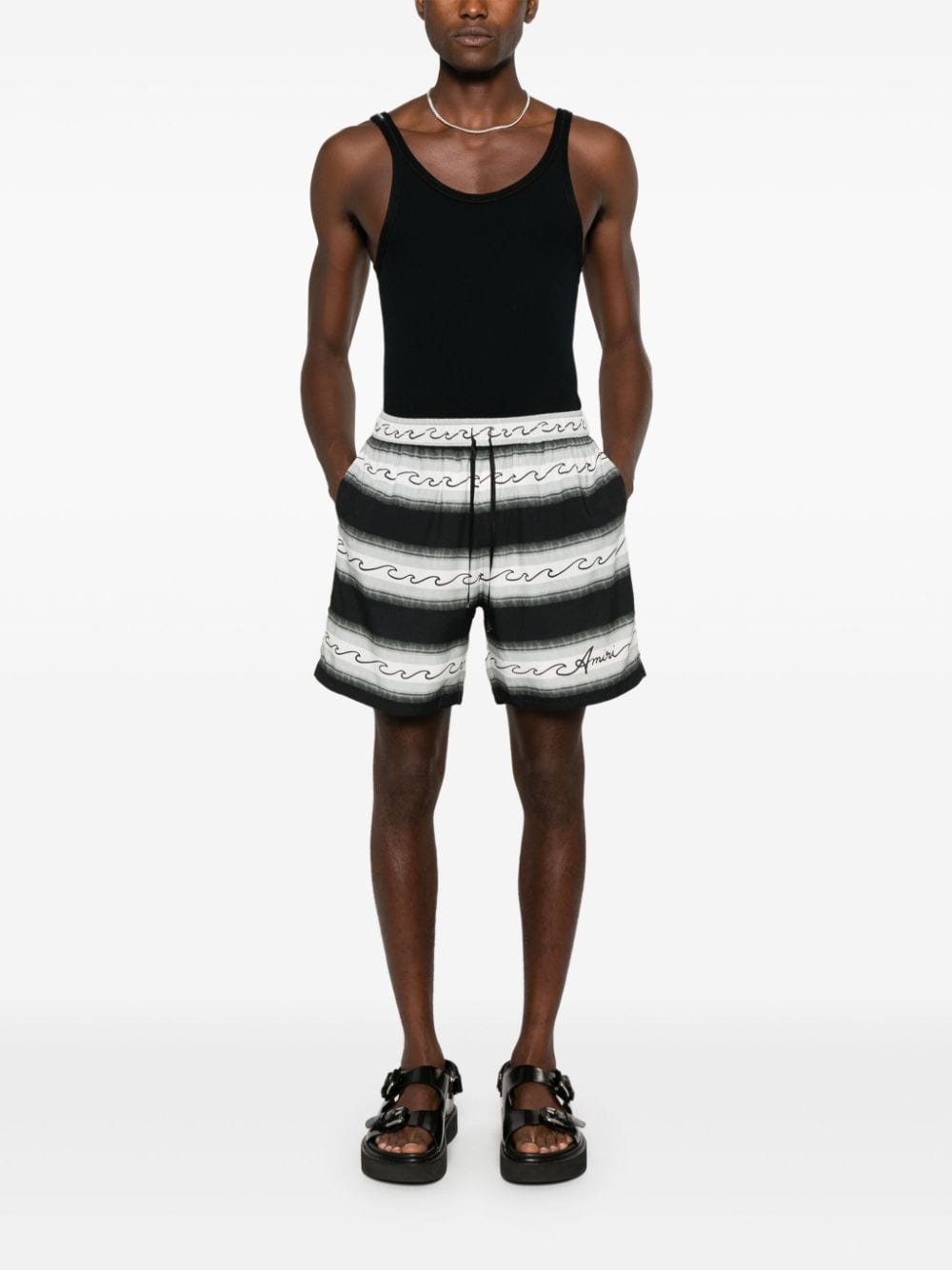 Wave Baja striped shorts - 2