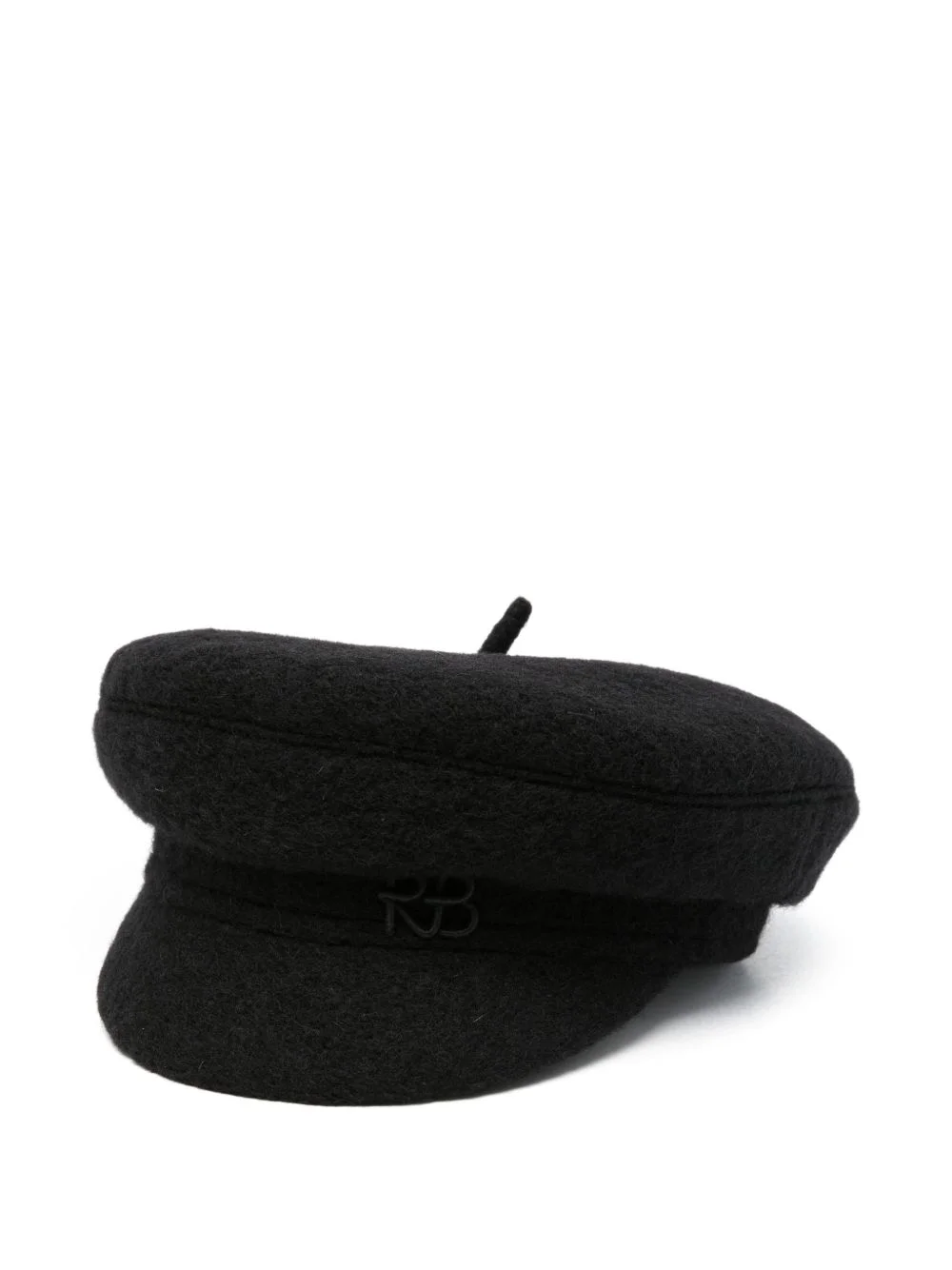logo-plaque baker boy hat - 1