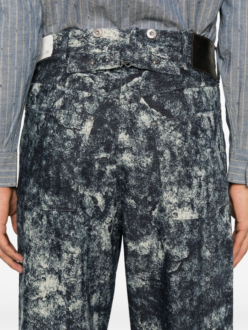 printed jeans - 5