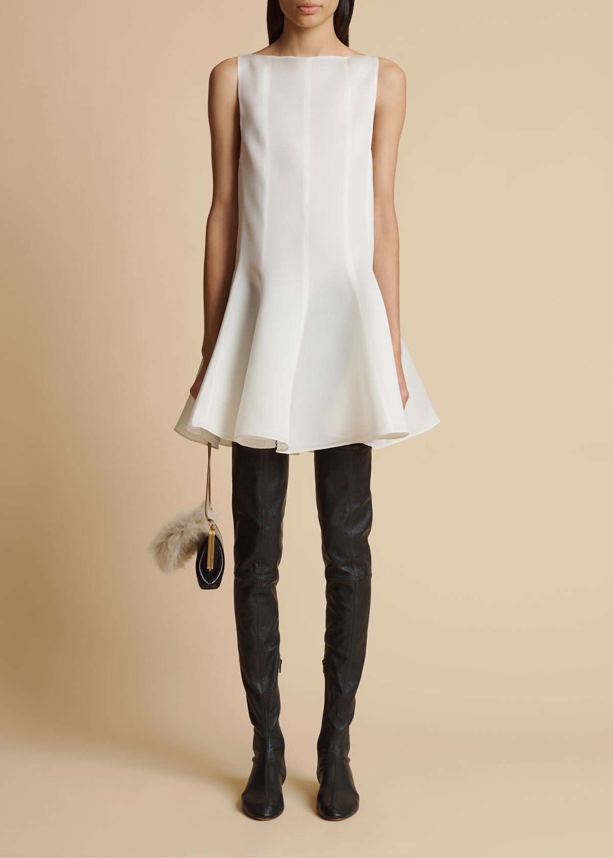 Mags silk-gazar mini dress - 3