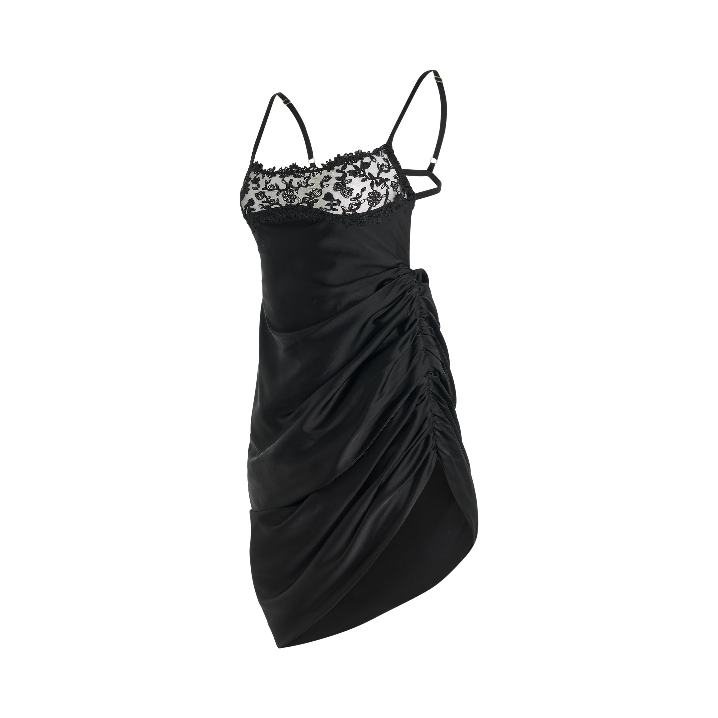 Brodee Lingerine Dress in Black - 2