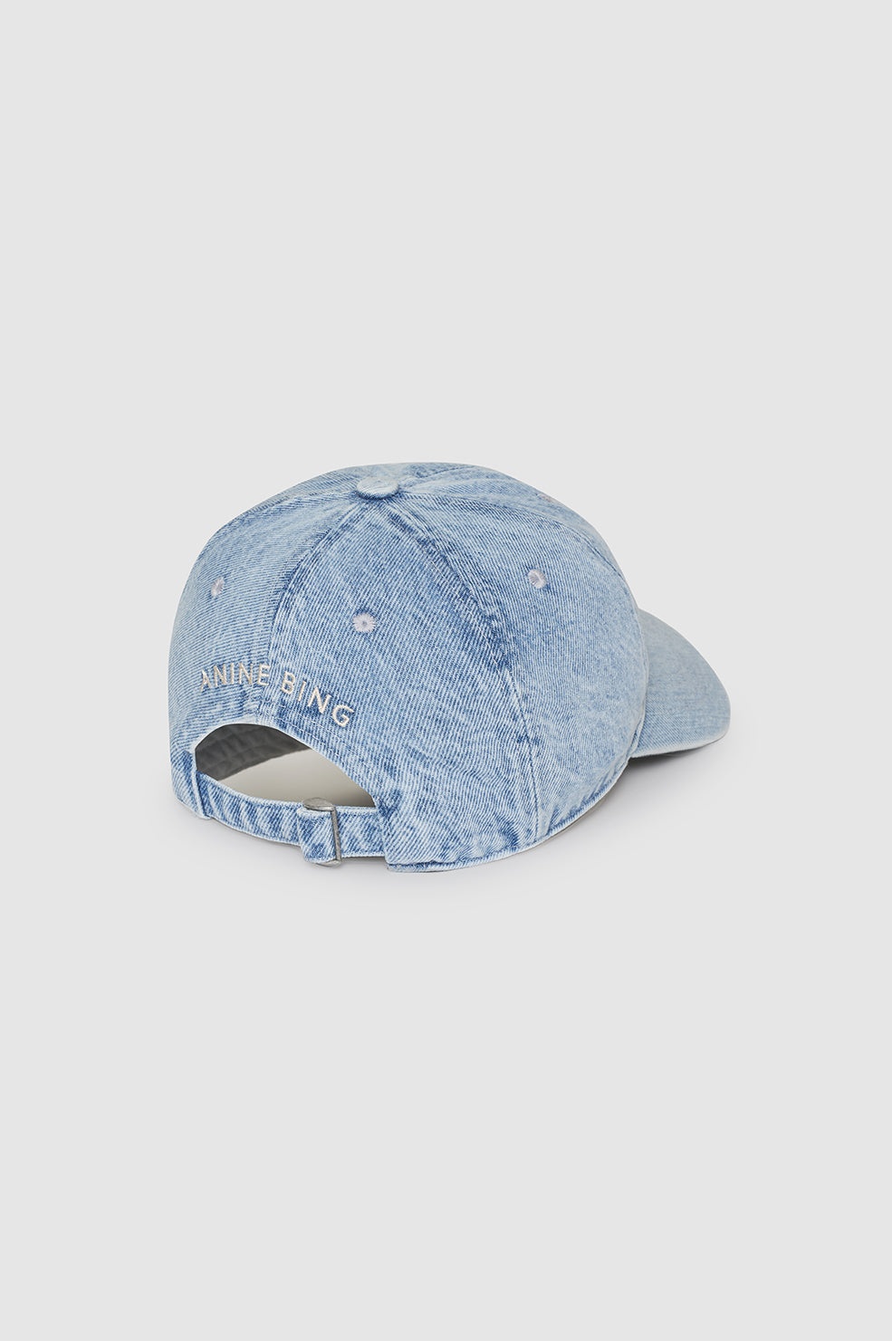 Jeremy Baseball Cap AB - Bleached Blue Denim - 4