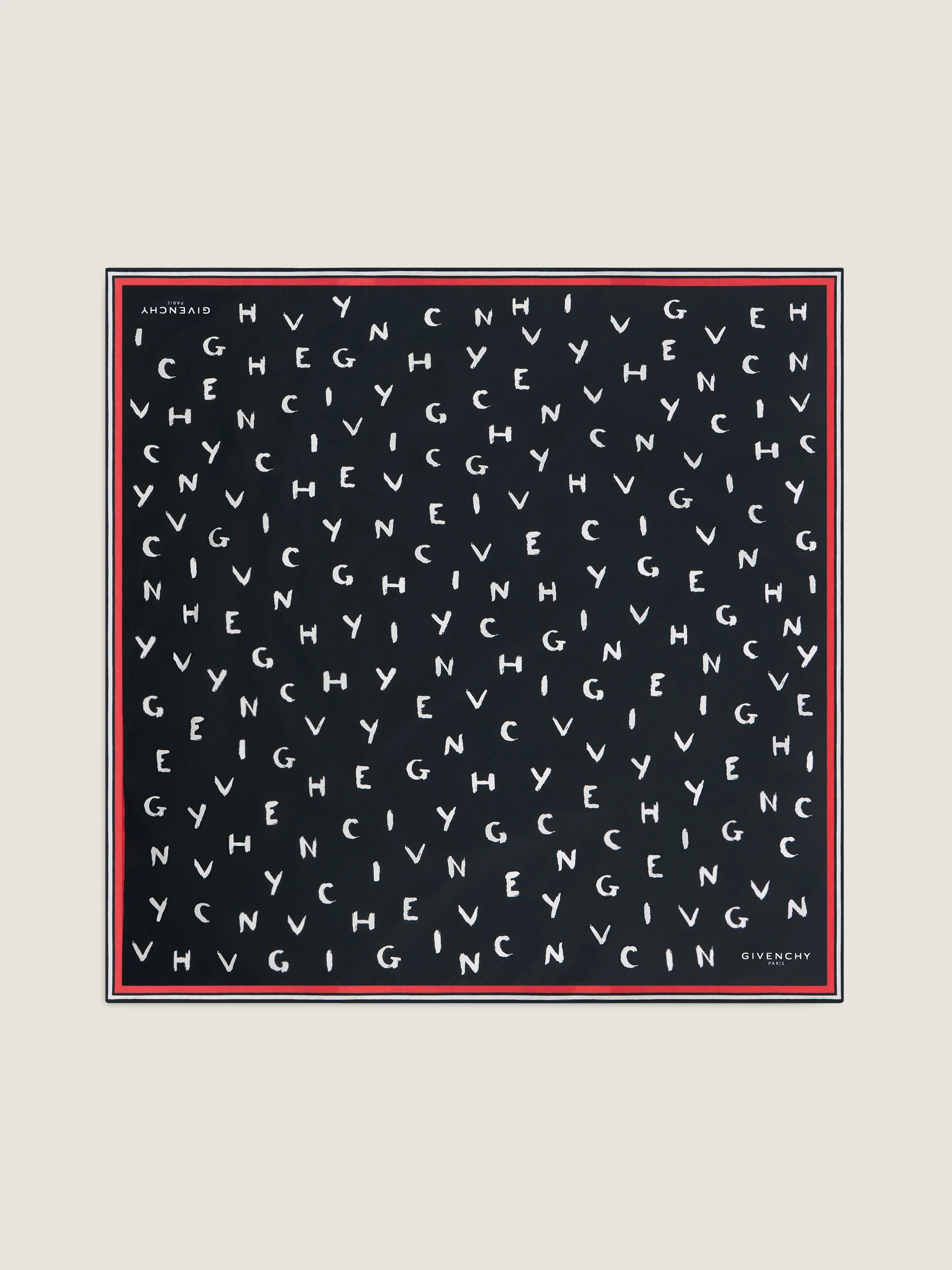 GIVENCHY BRUSHED SMALL SQUARE IN COTTON - 1