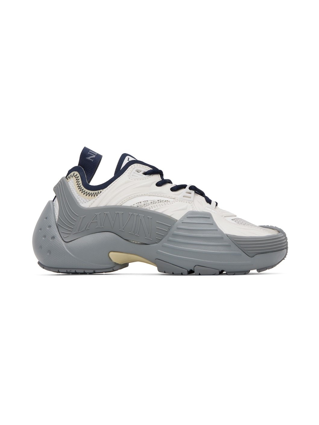 SSENSE Exclusive Gray & Navy Flash-X Sneakers - 1