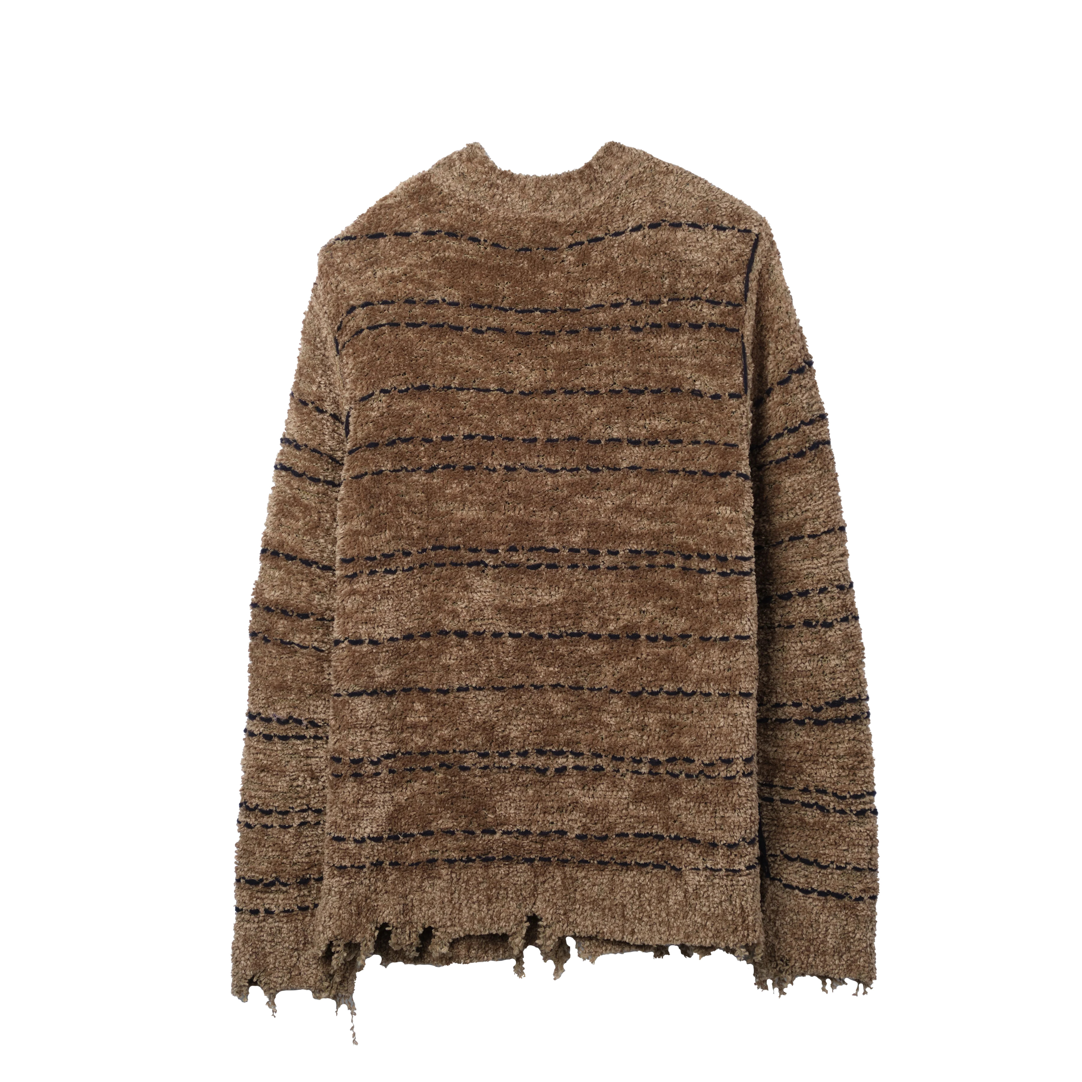 Namacheko Viskan Striped Crewneck Sweater Green - 2