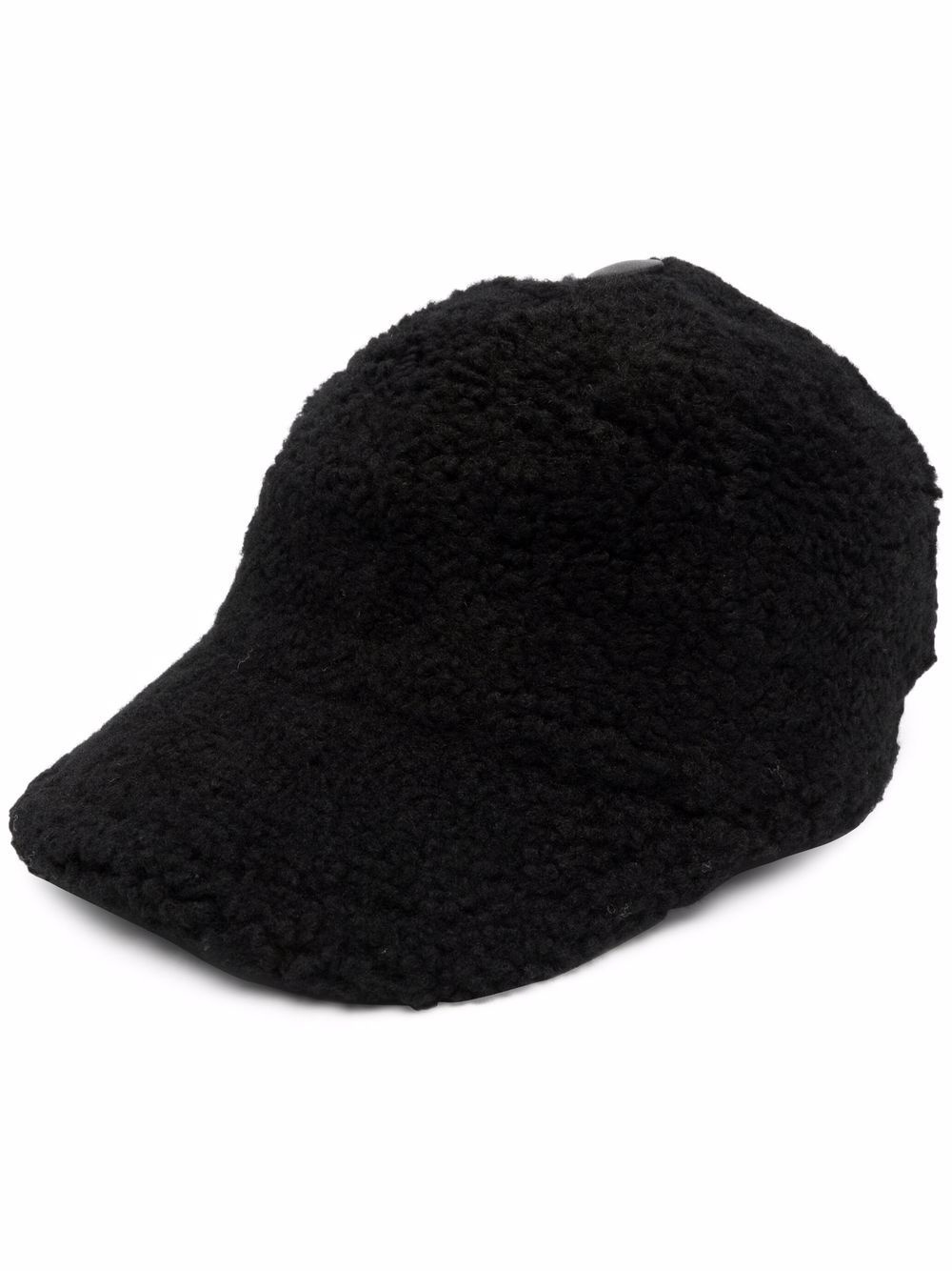 shearling baseball cap - 1