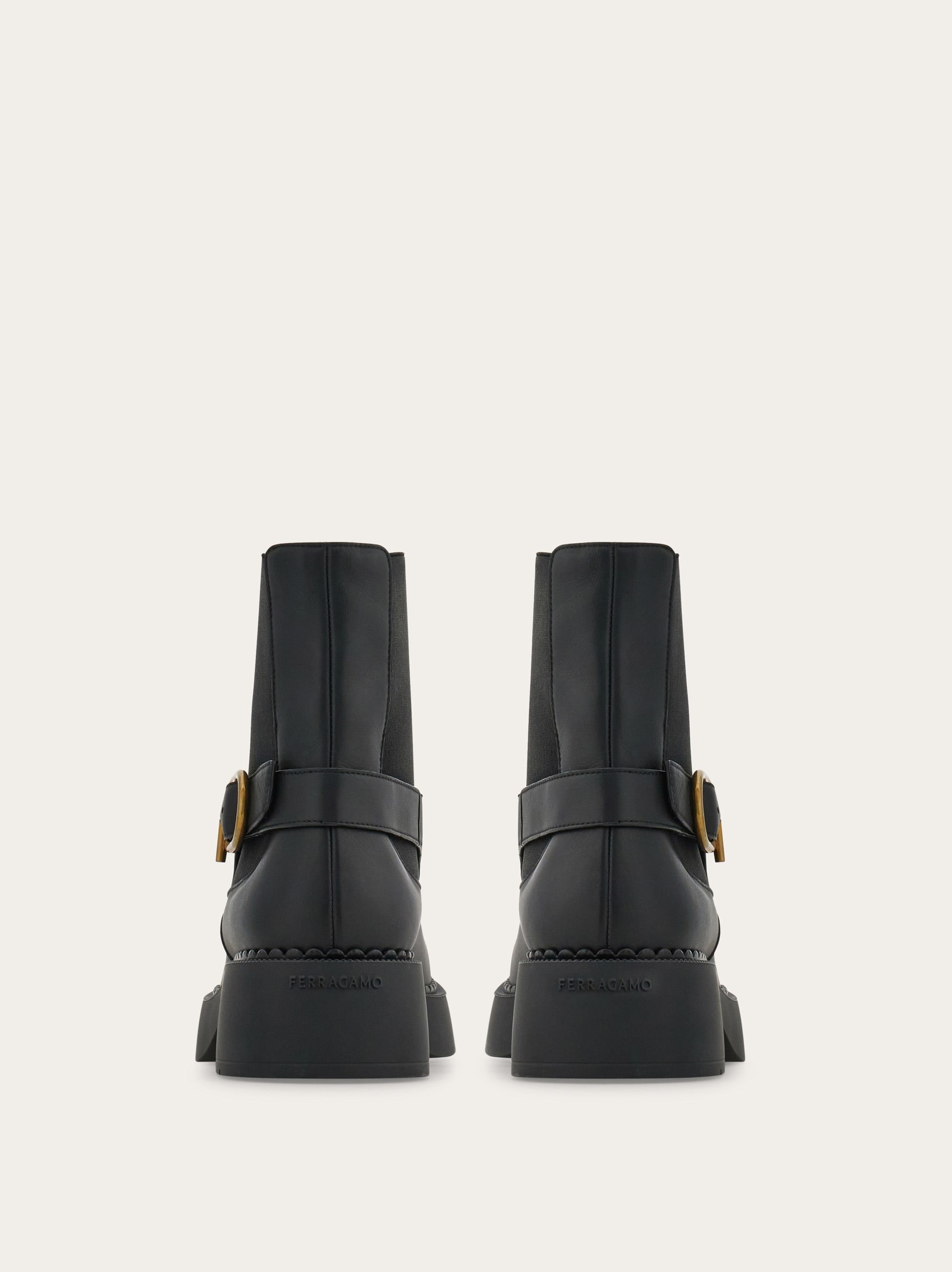 Gancini buckle Chelsea boot - 4