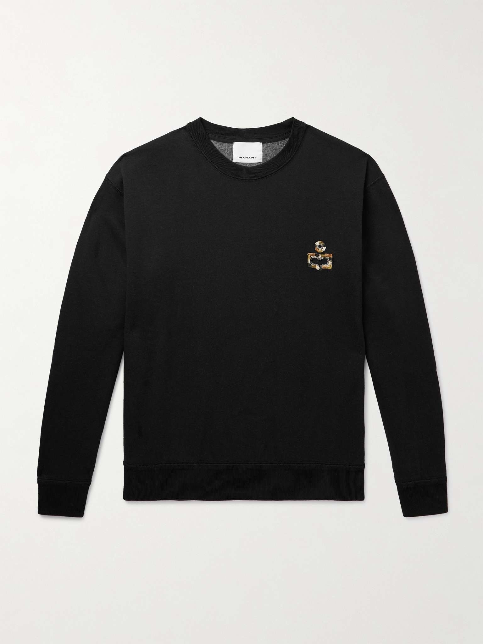 Mikoe Logo-Embroidered Cotton-Blend Jersey Sweatshirt - 1