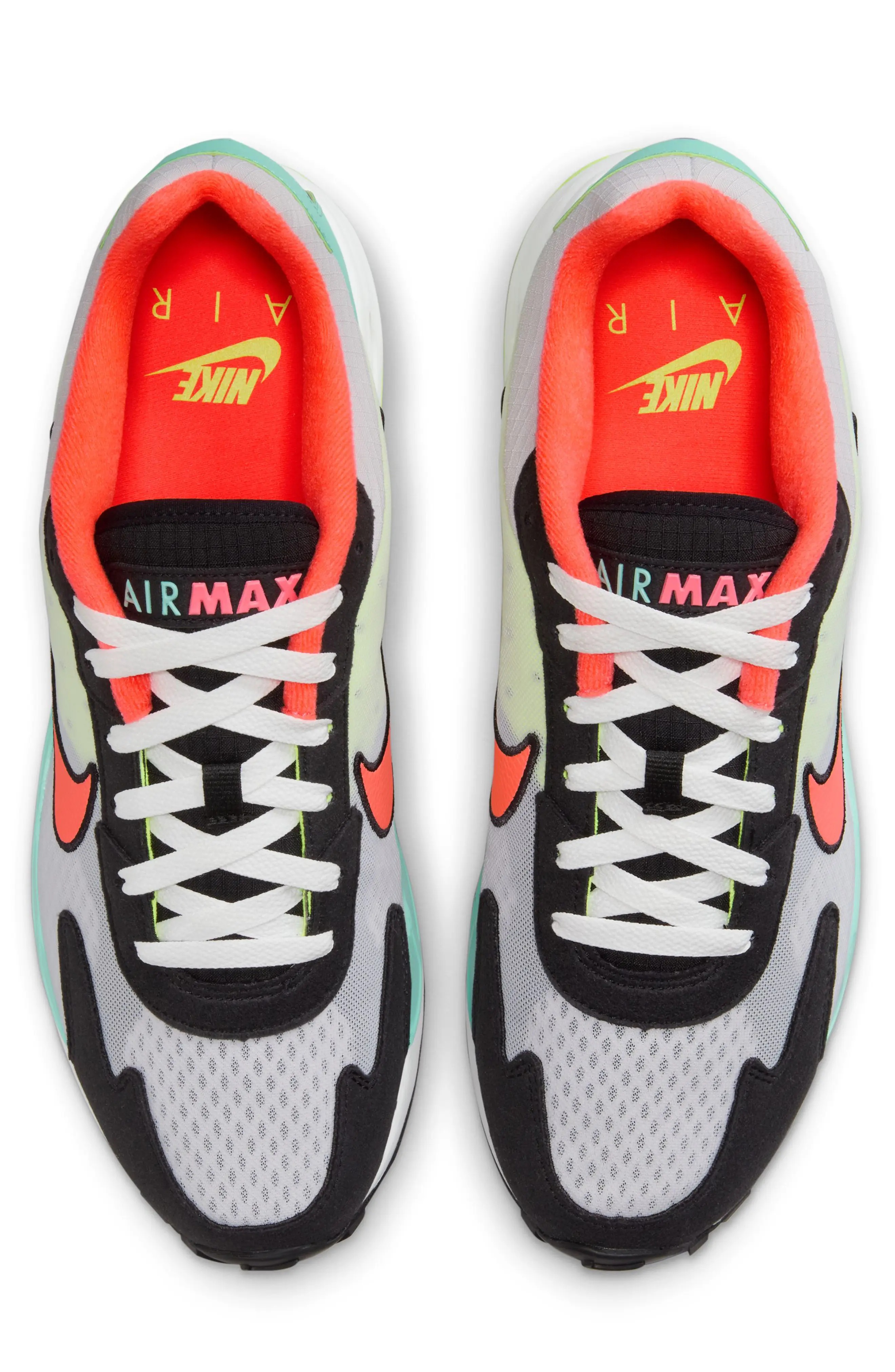 Air Max Solo Sneaker in Vast Grey/Hot Punch/Volt - 3