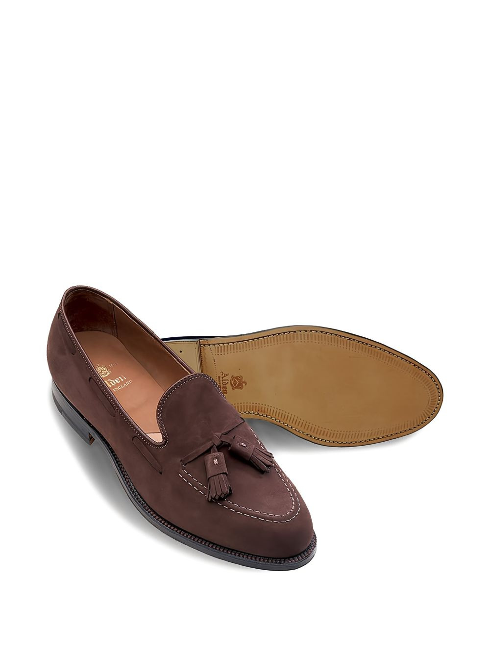tassel-embellished suede loafers - 2
