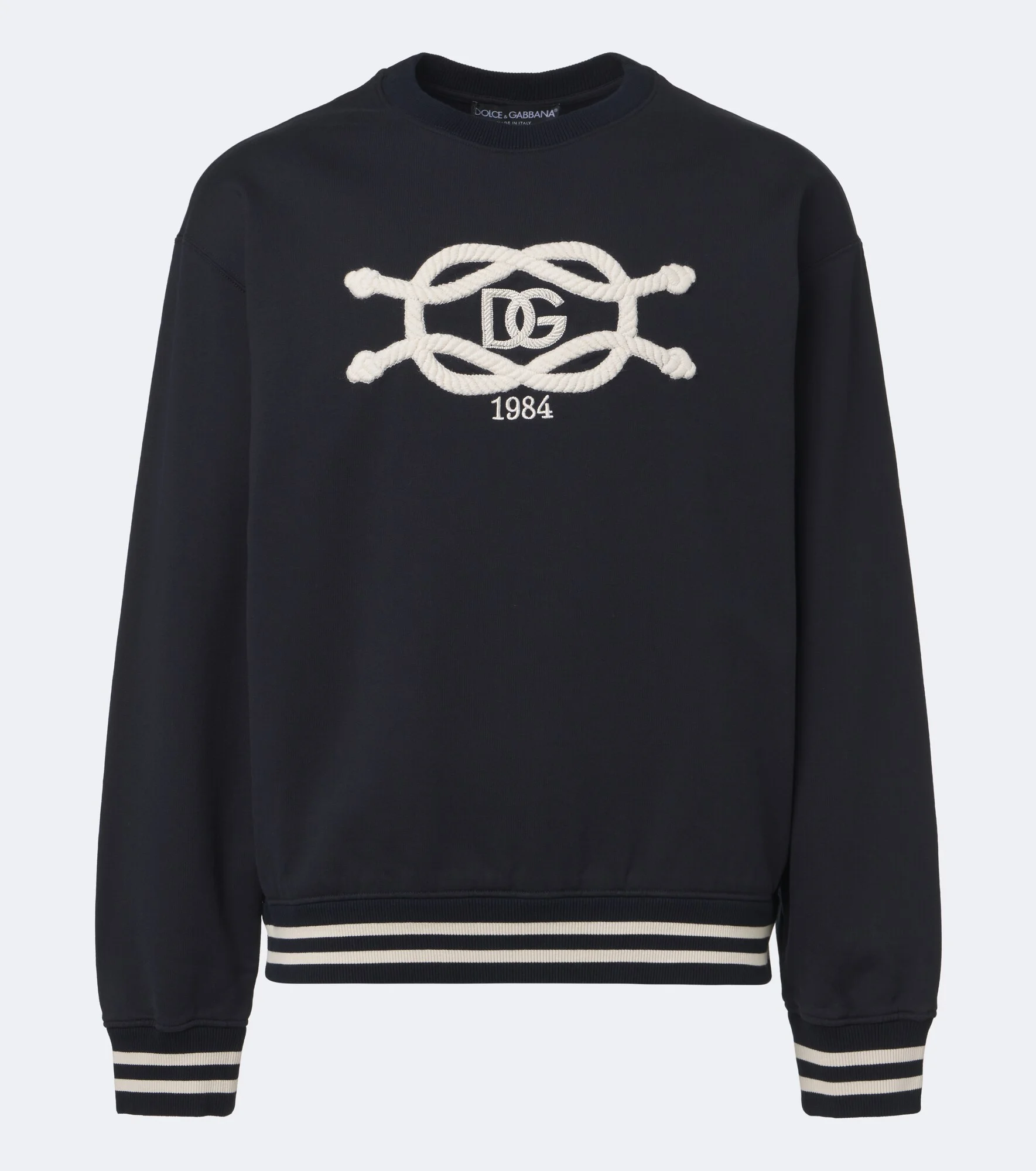 Logo embroidered sweatshirt - 1