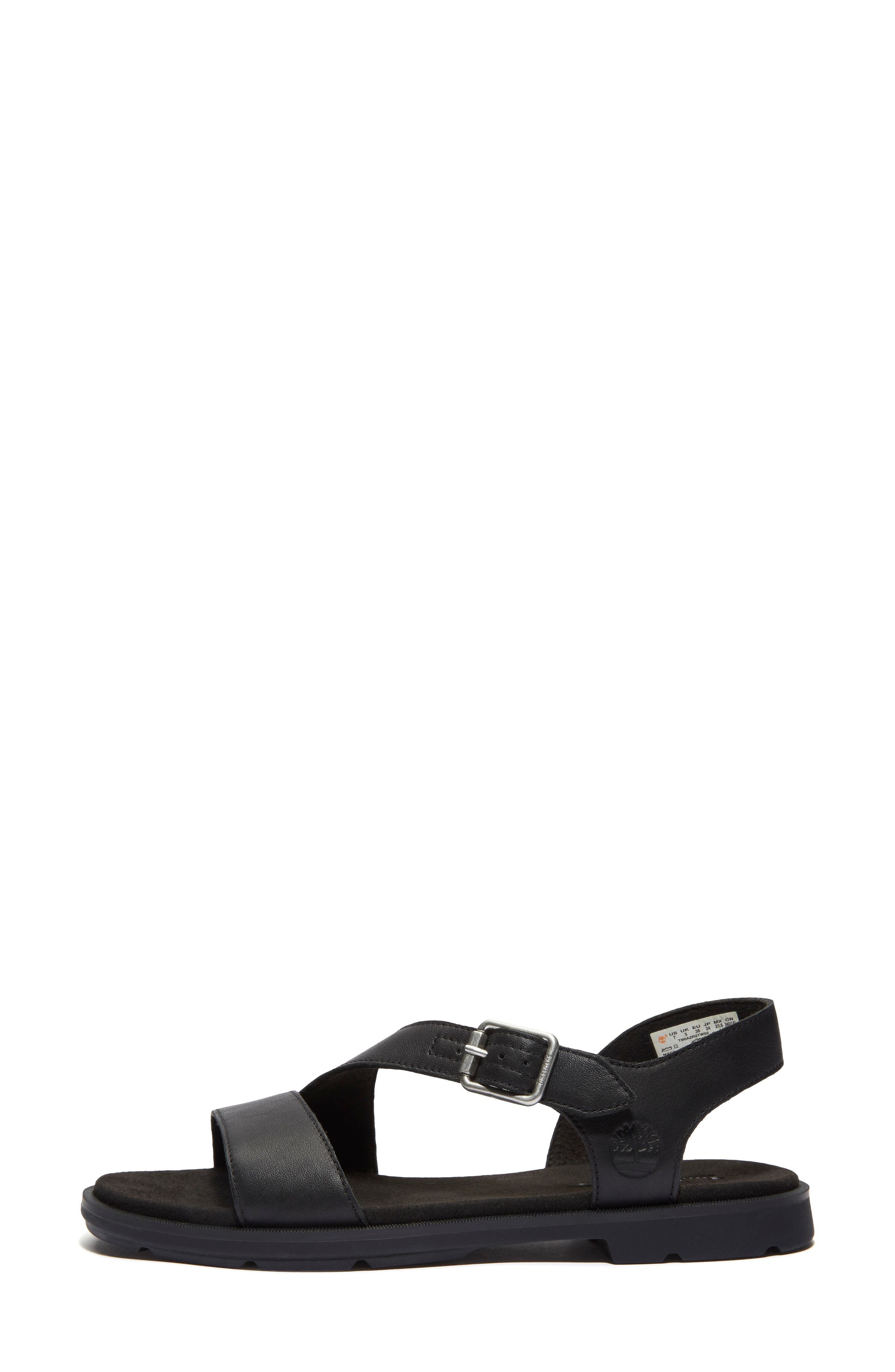 Timberland Calista Bay Sandal in Black Full Grain at Nordstrom - 7