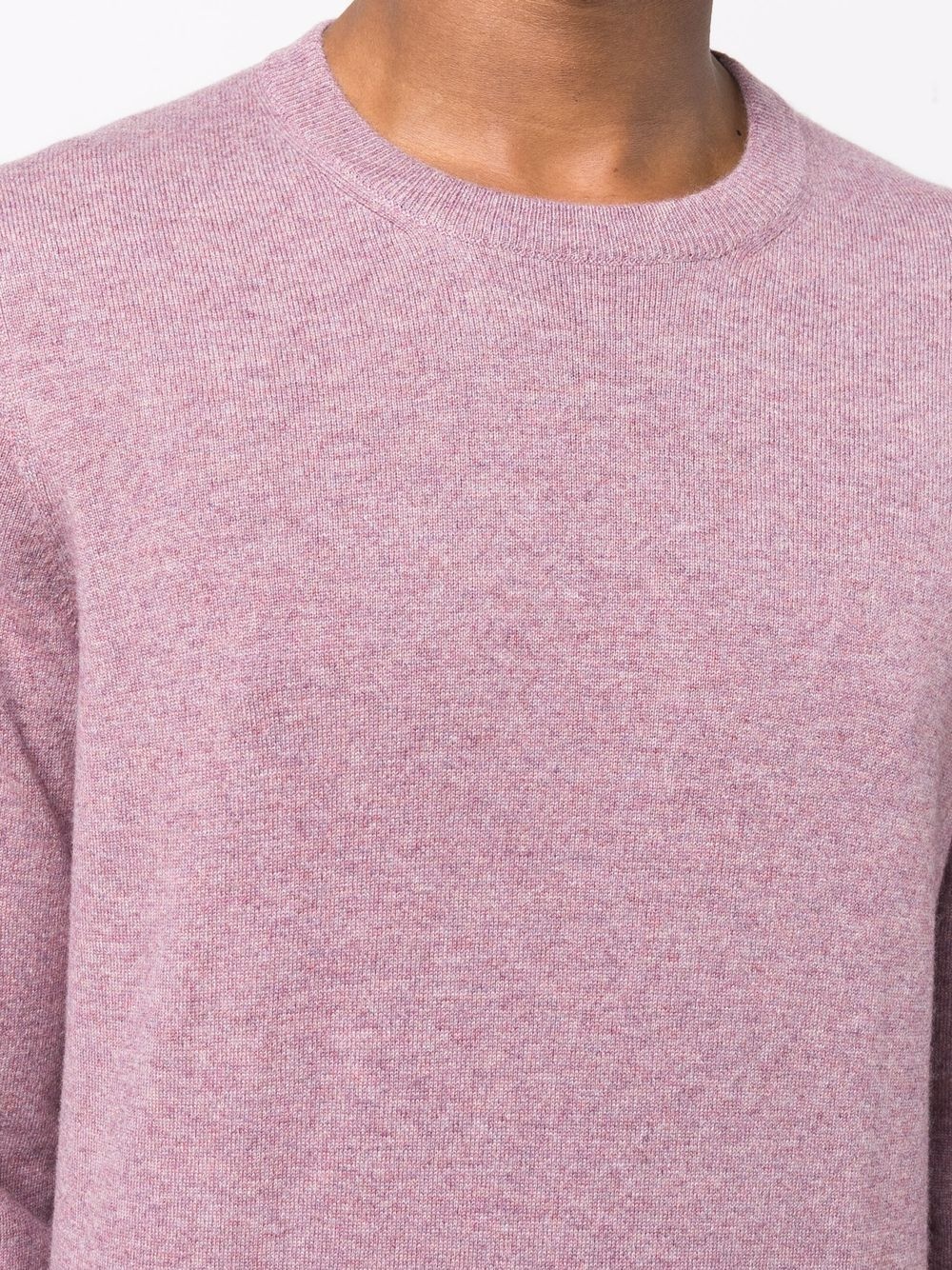 crew neck cashmere-knit sweater - 5