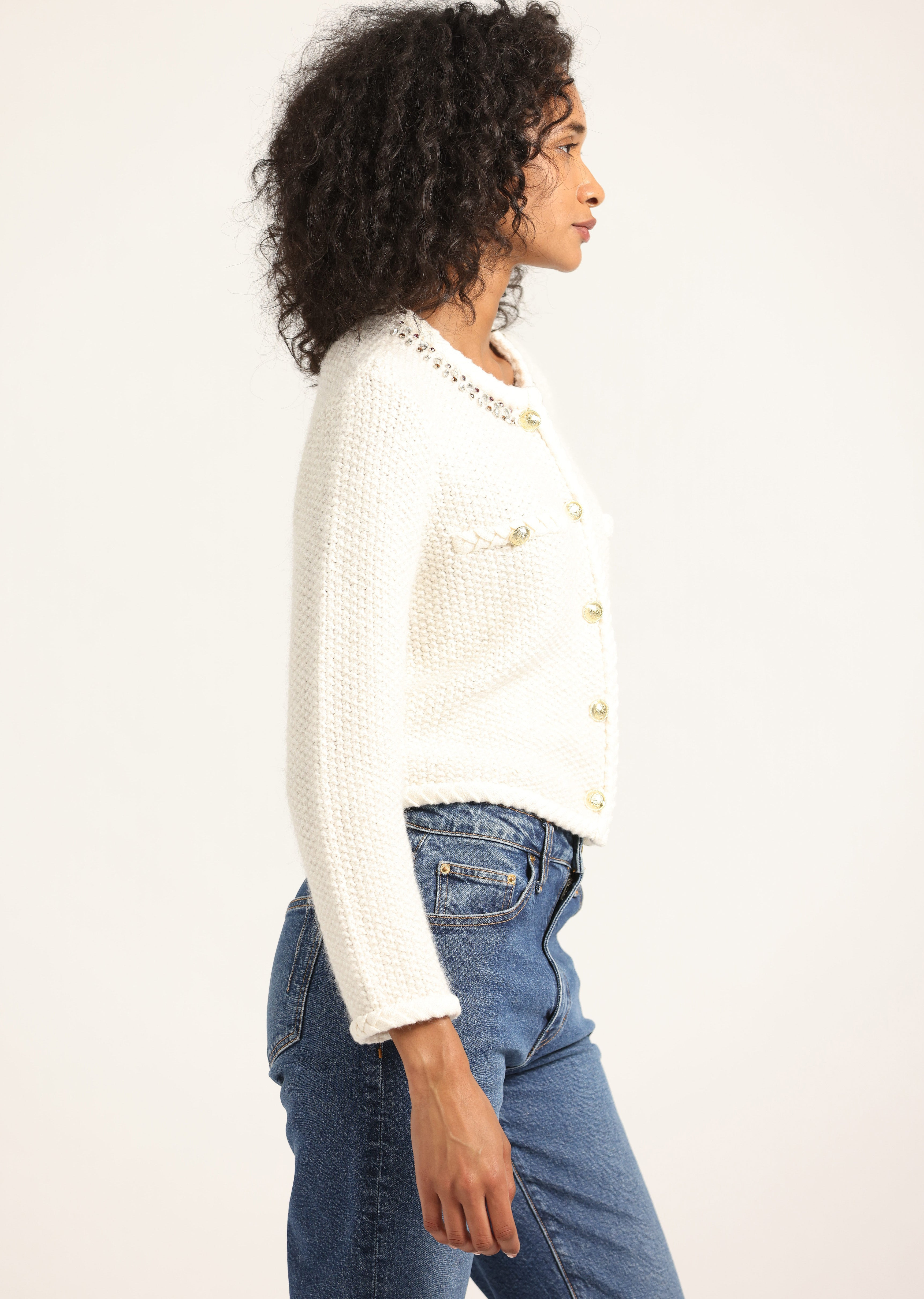 ZARIA CARDIGAN JACKET - 3