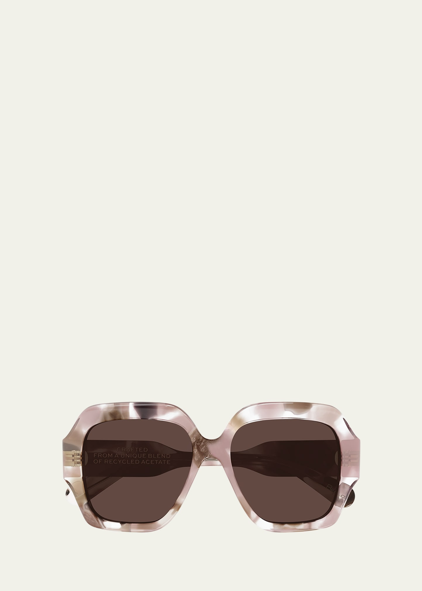 Gayia Rectangle Acetate Sunglasses - 1