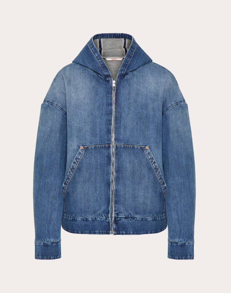 DENIM JACKET WITH HOOD 1
