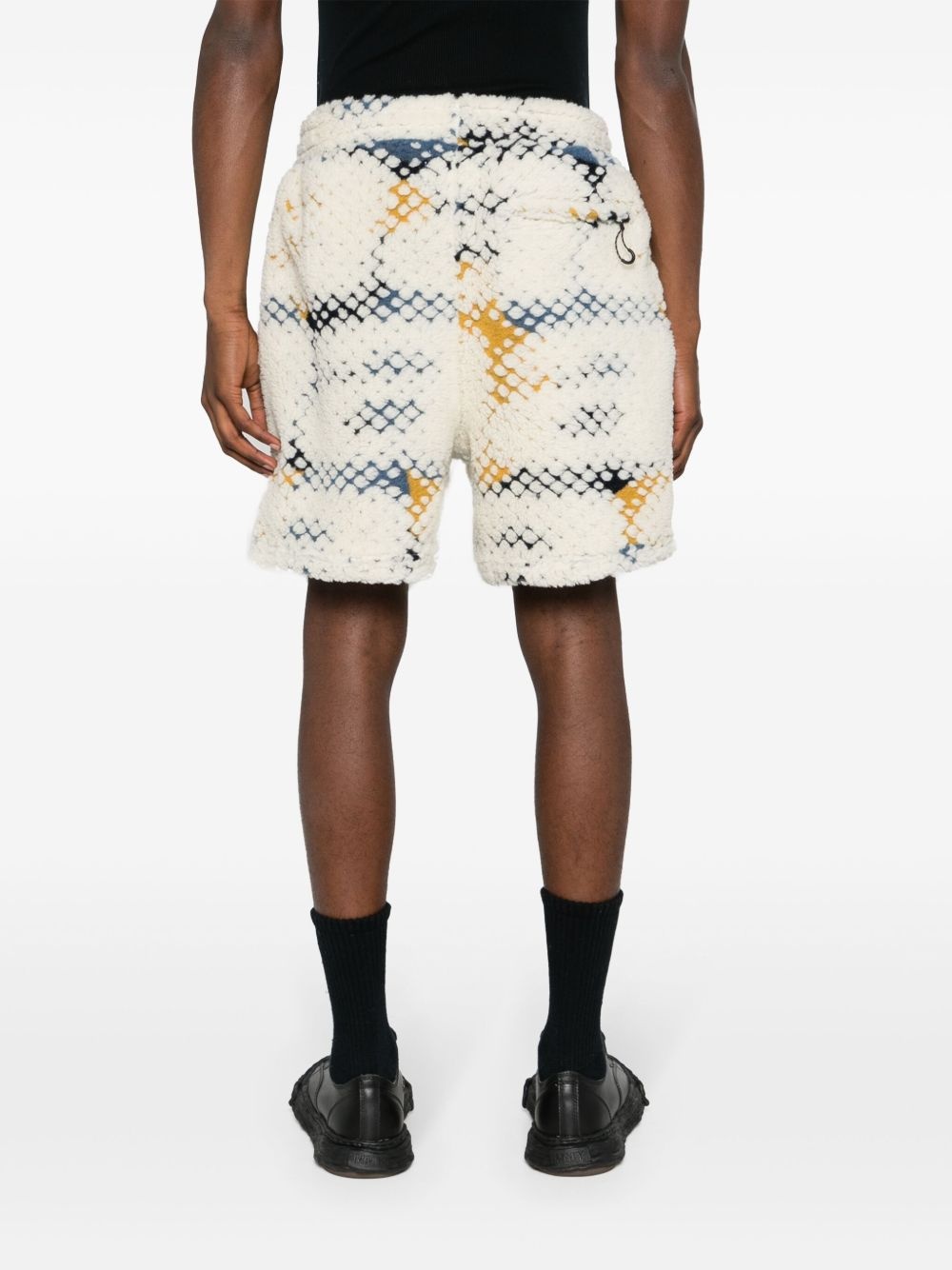 Printed A fleece shorts - 4