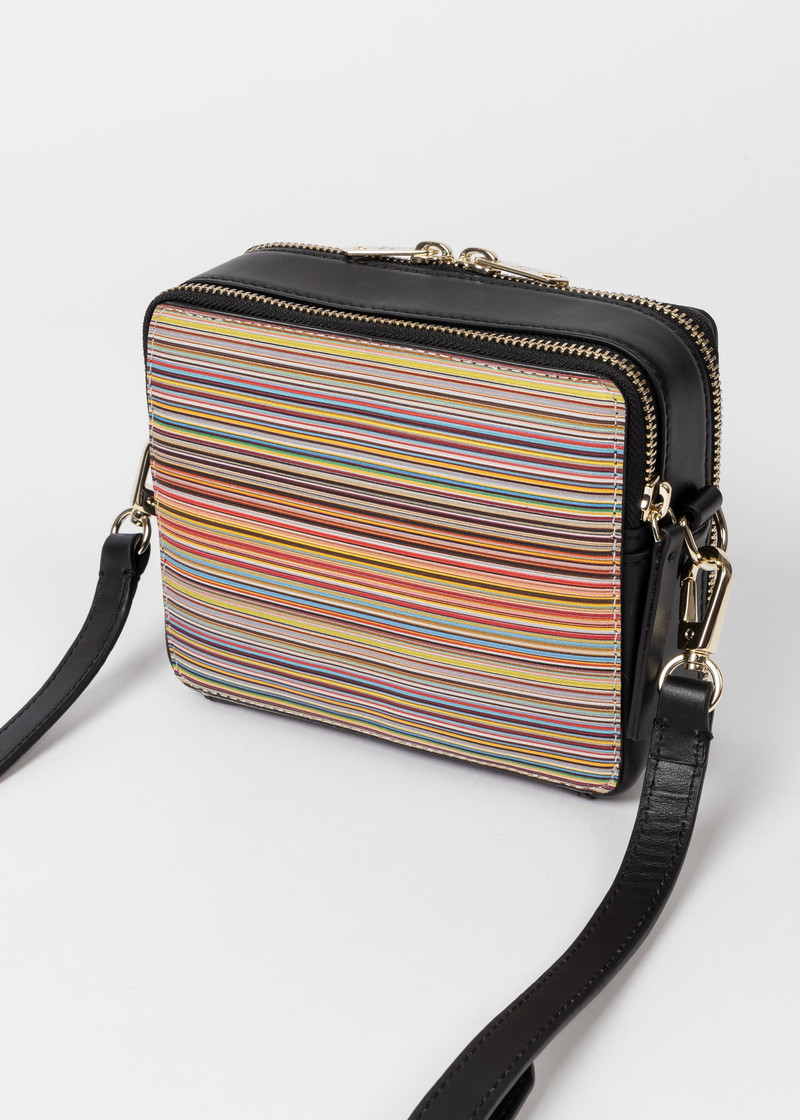 'Signature Stripe' Cross Body Bag 3