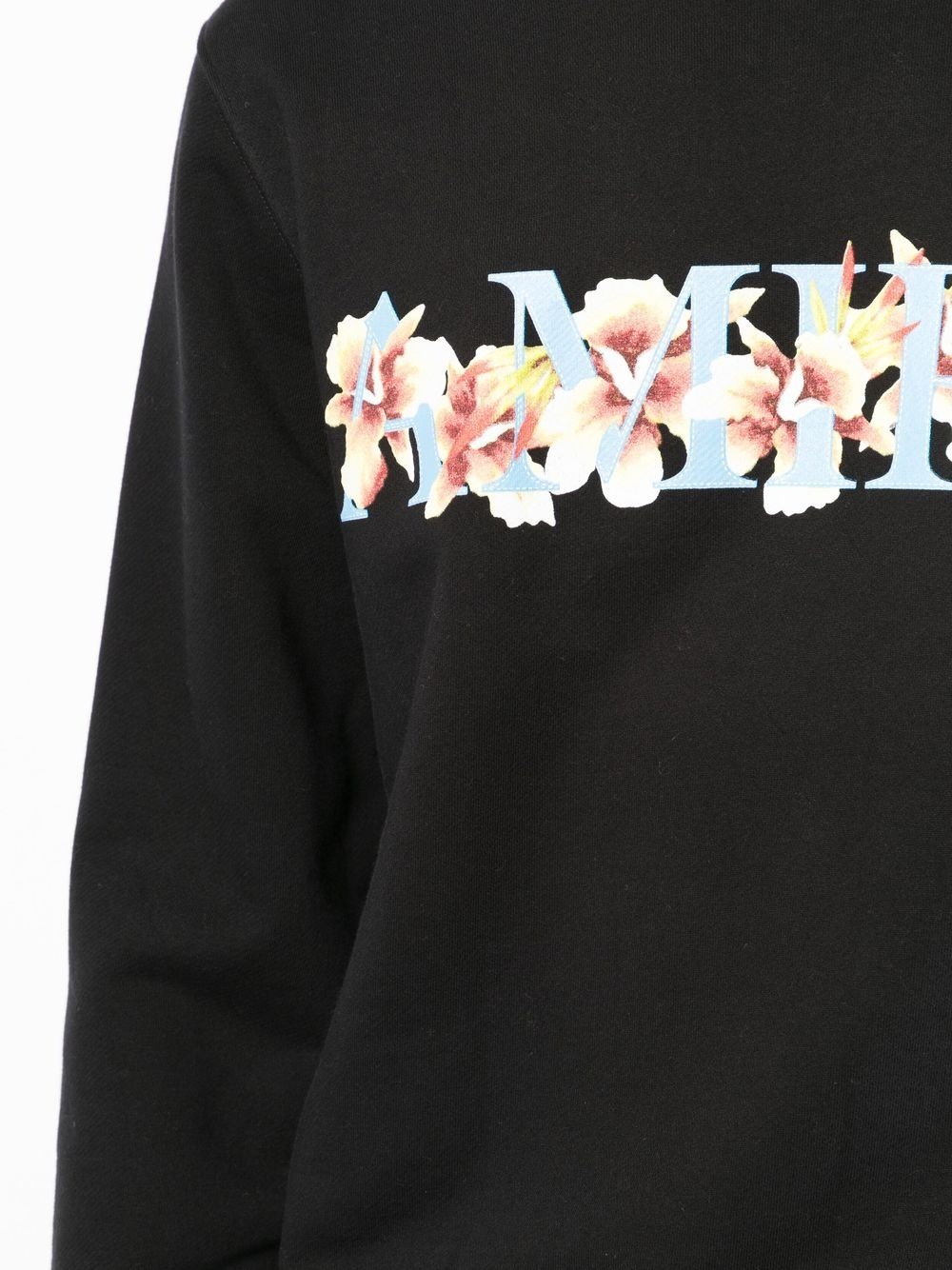 floral-logo crew sweatshirt - 5