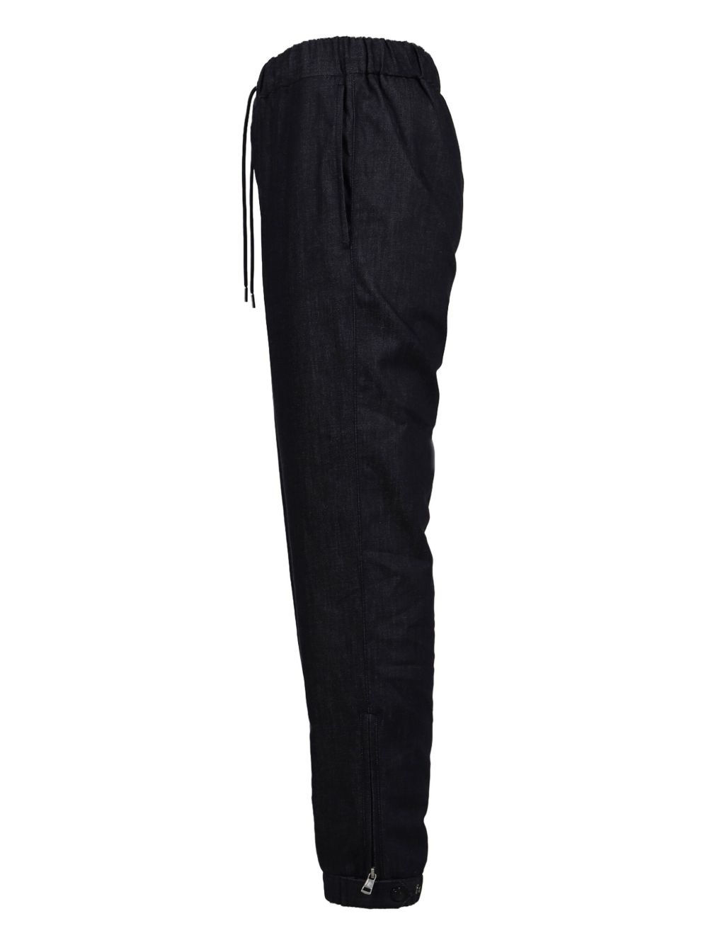 drawstring track pants - 3
