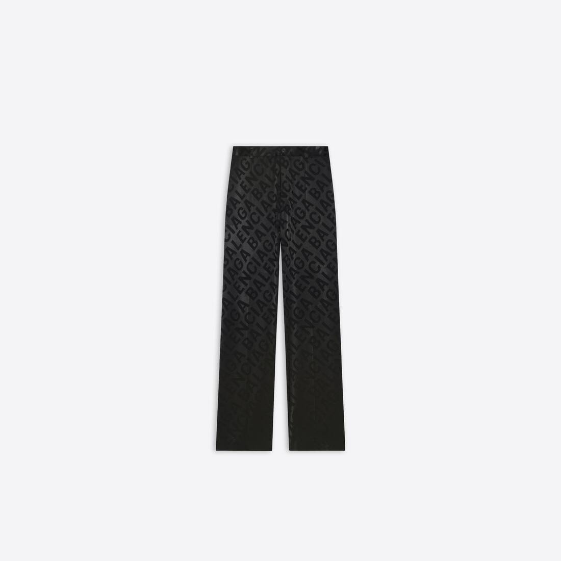 Women's Large Logo Baggy Pants in Black - 1