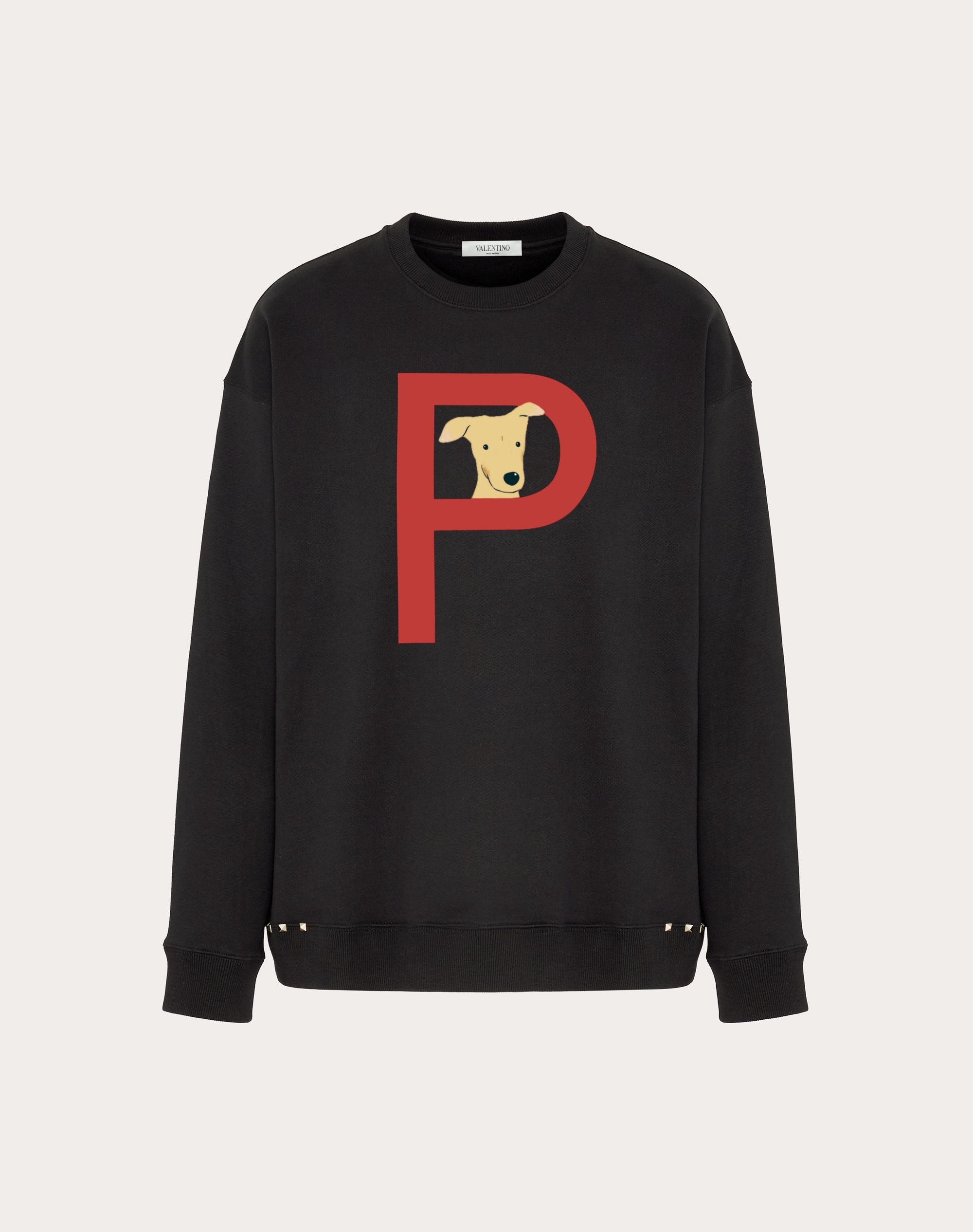 VALENTINO GARAVANI ROCKSTUD PET CUSTOMISABLE UNISEX CREWNECK SWEATSHIRT - 1