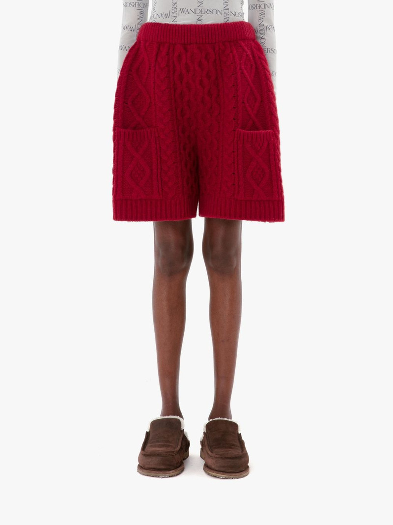 JW Anderson CABLE KNIT SHORTS outlook