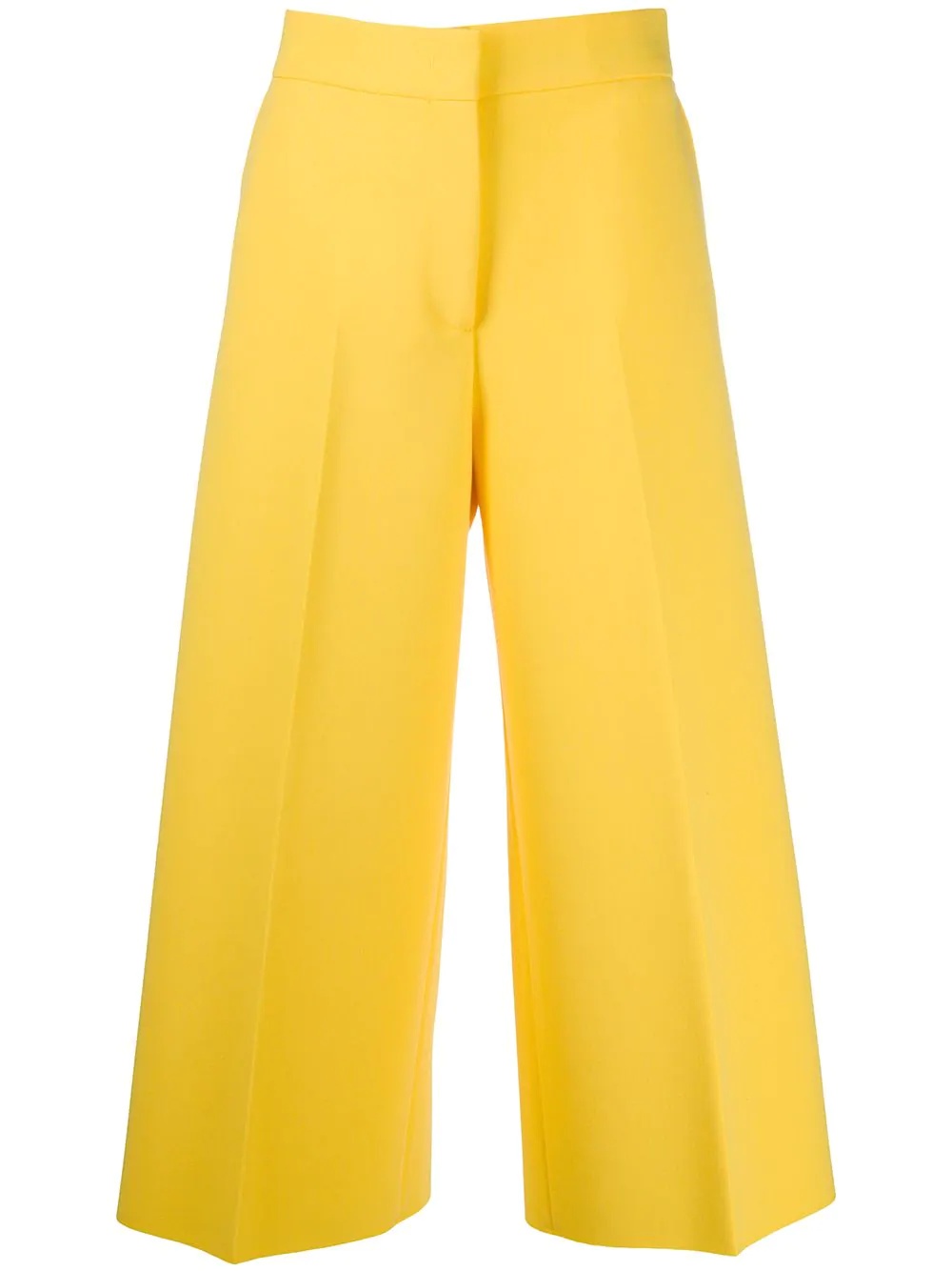 wide-leg cropped trousers - 1