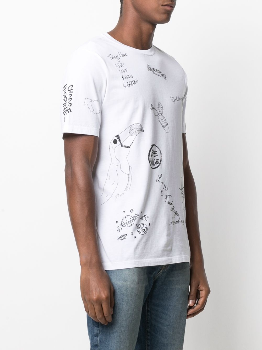 graphic-print cotton T-shirt - 3