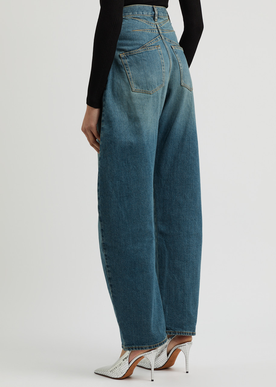 Alaïa Round Barrel-leg Jeans - 3