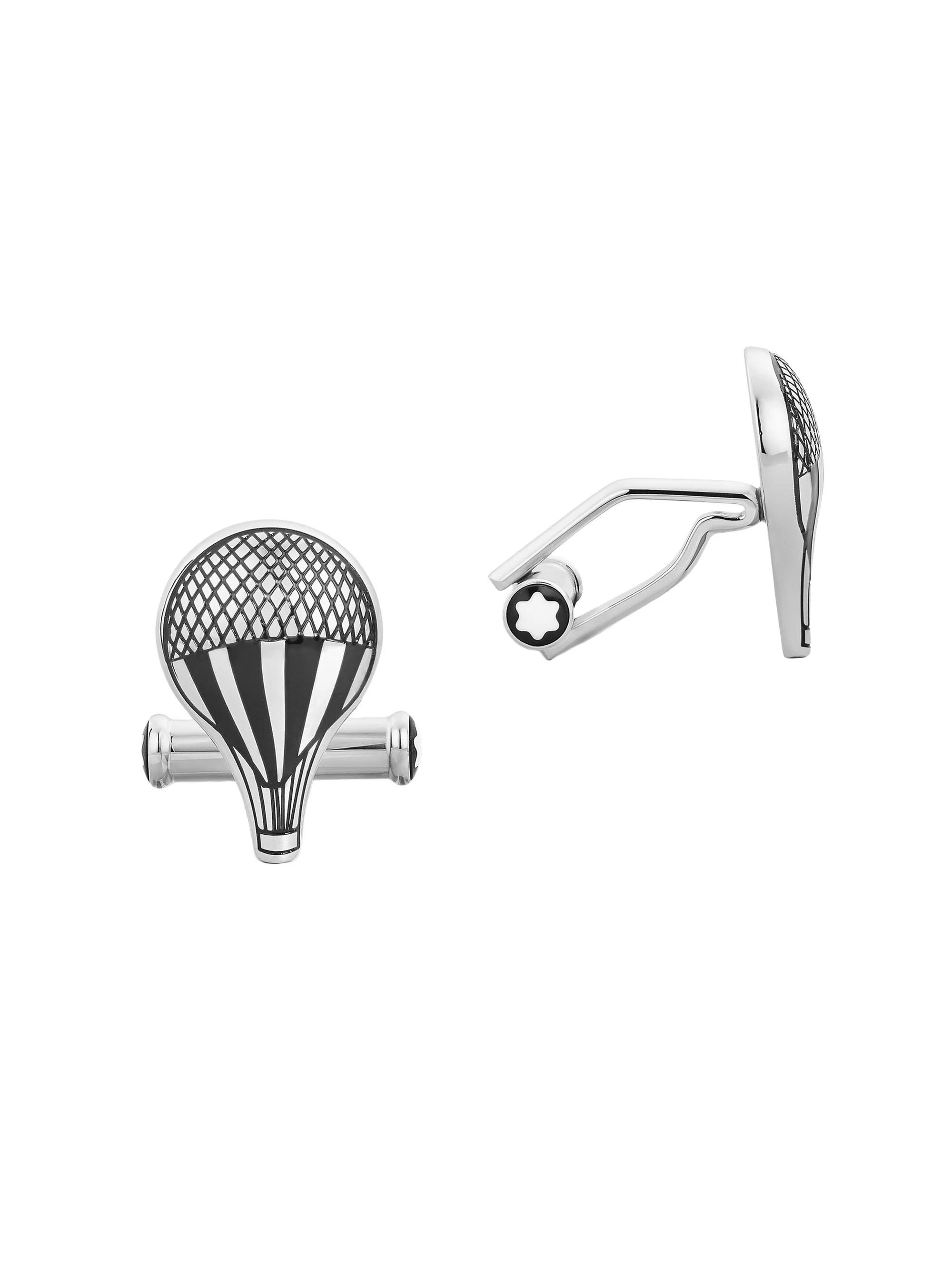 Men's Meisterstück Air Balloon Cufflinks - Silver - 1