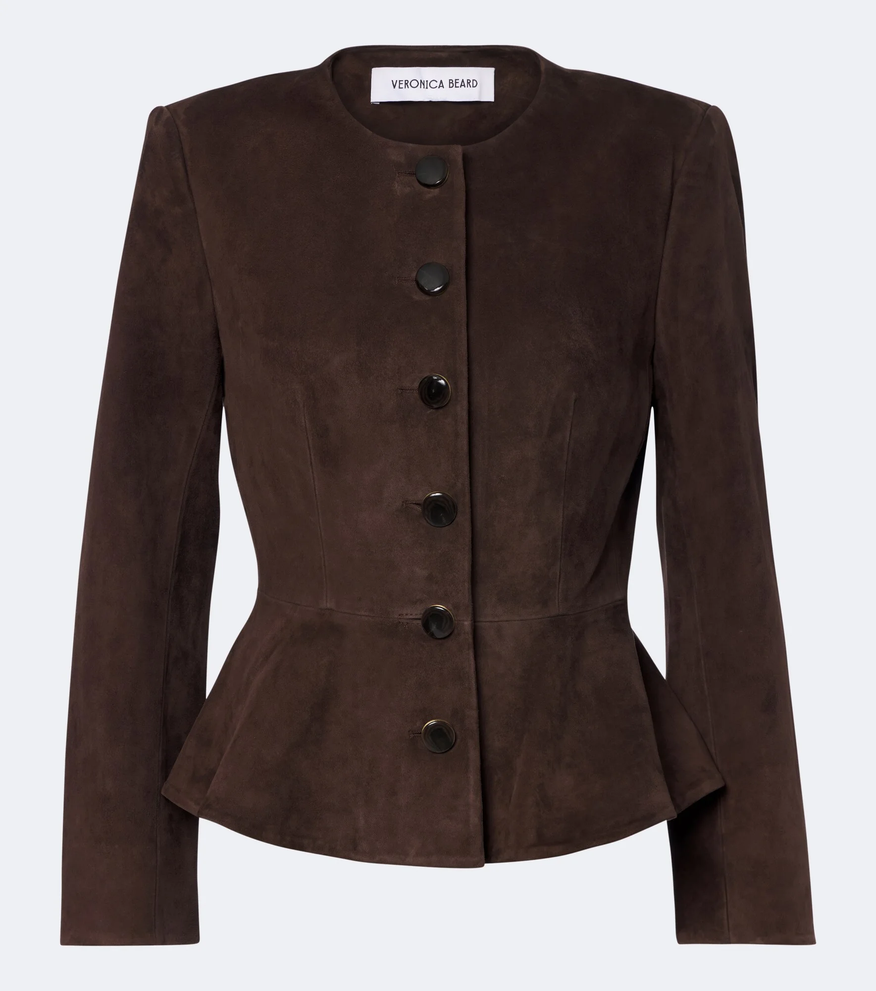 Quinn peplum suede jacket - 1