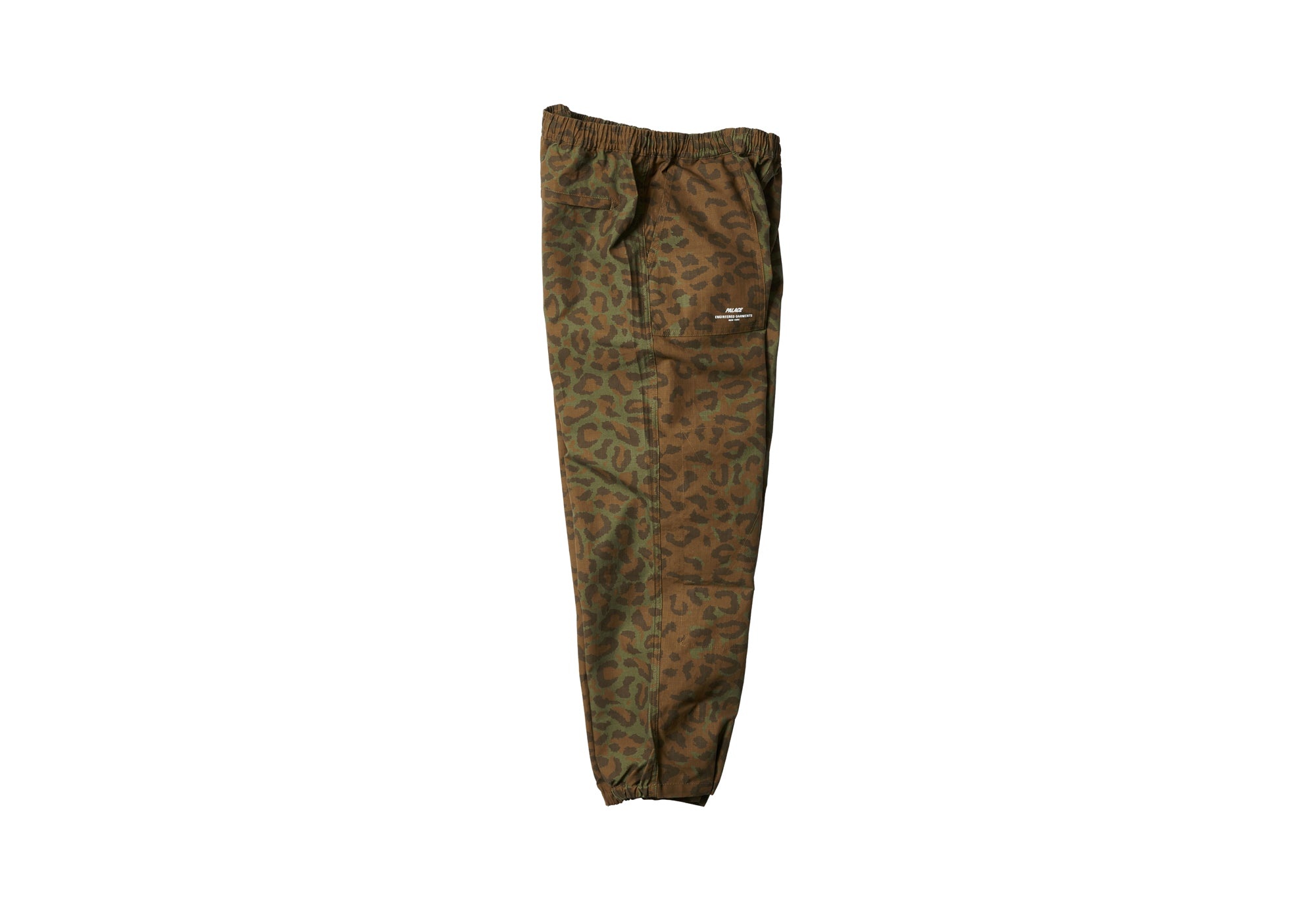 PALACE ENGINEERED GARMENTS RIPSTOP WASHED TRACK BOTTOMS CHEETAH - 2