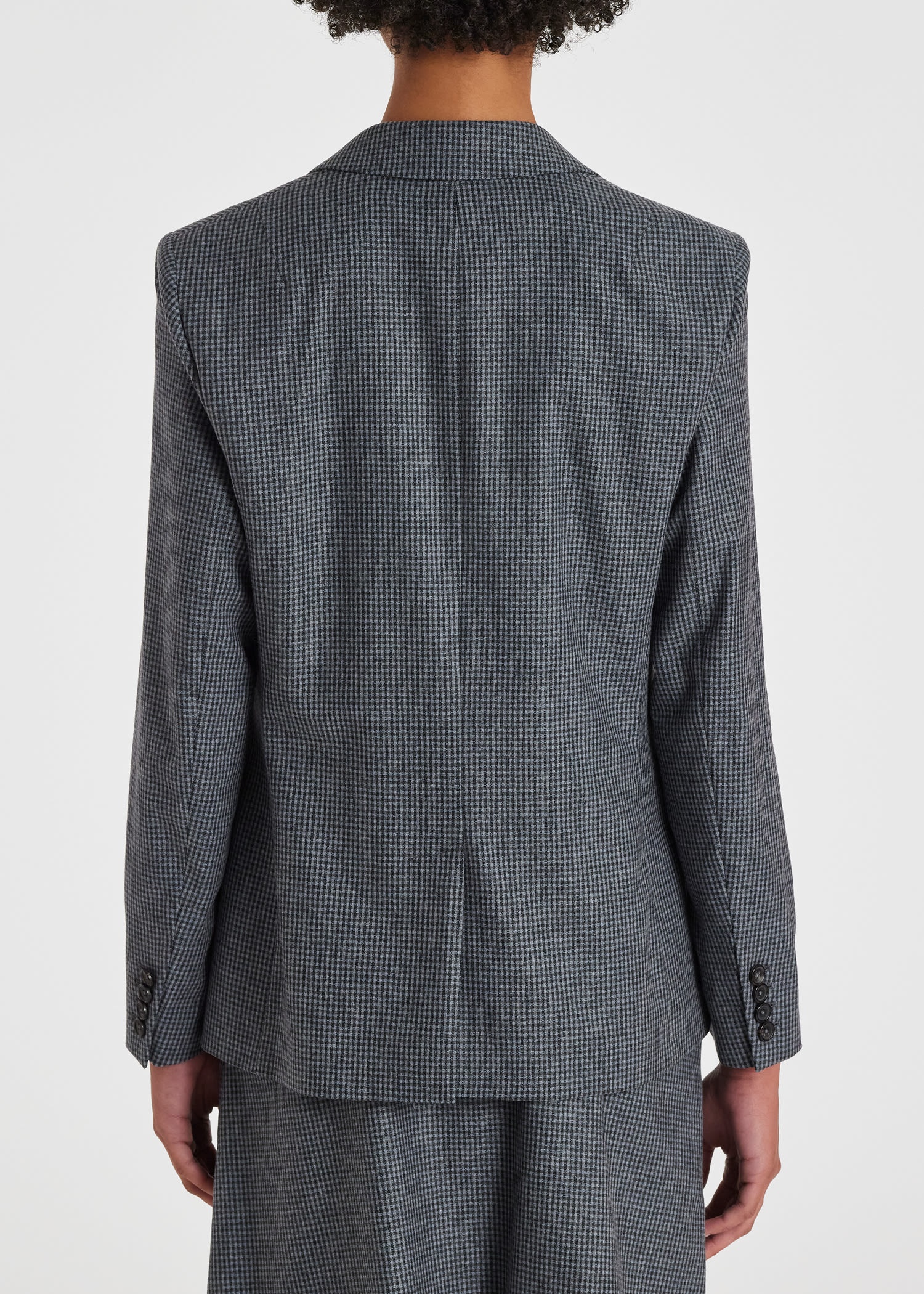 Wool-Blend Micro Check Suit - 9
