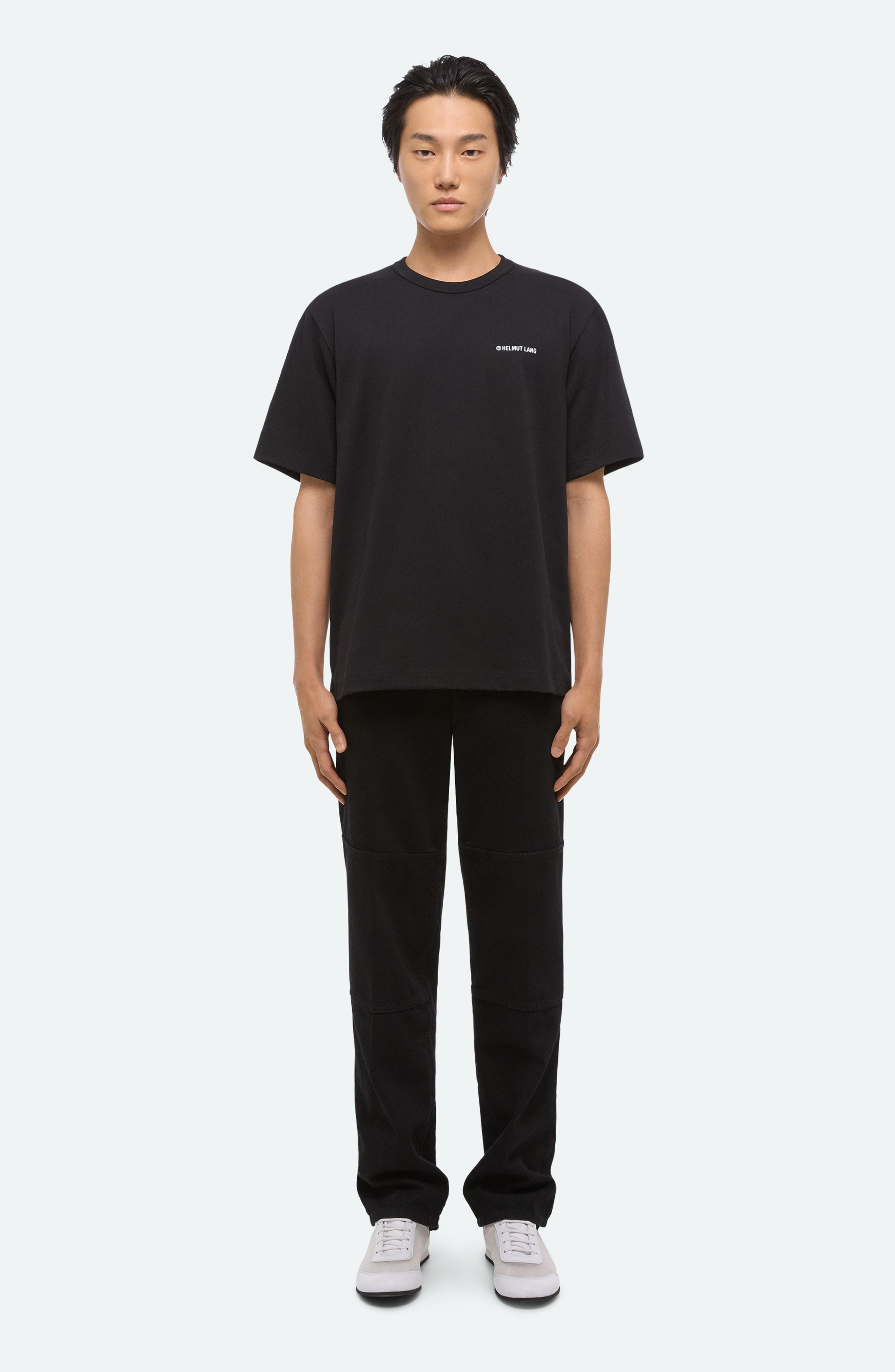 Helmut Lang Plastic Logo Cotton Graphic T-Shirt in Black at Nordstrom - 7
