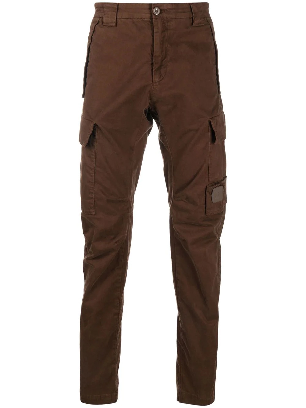 straight cargo-pocket trousers - 1