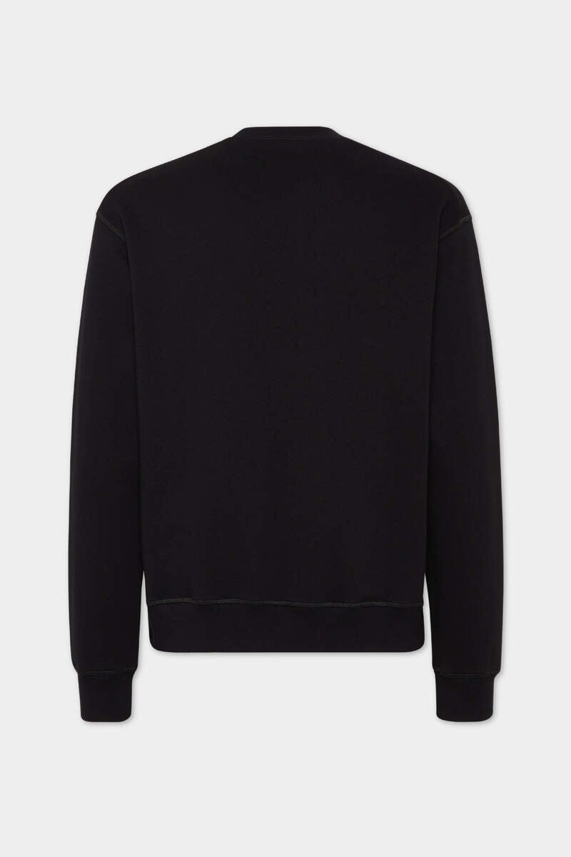 DSQUARED2 WASH COOL FIT CREWNECK 3D LOGO SWEATSHIRT outlook