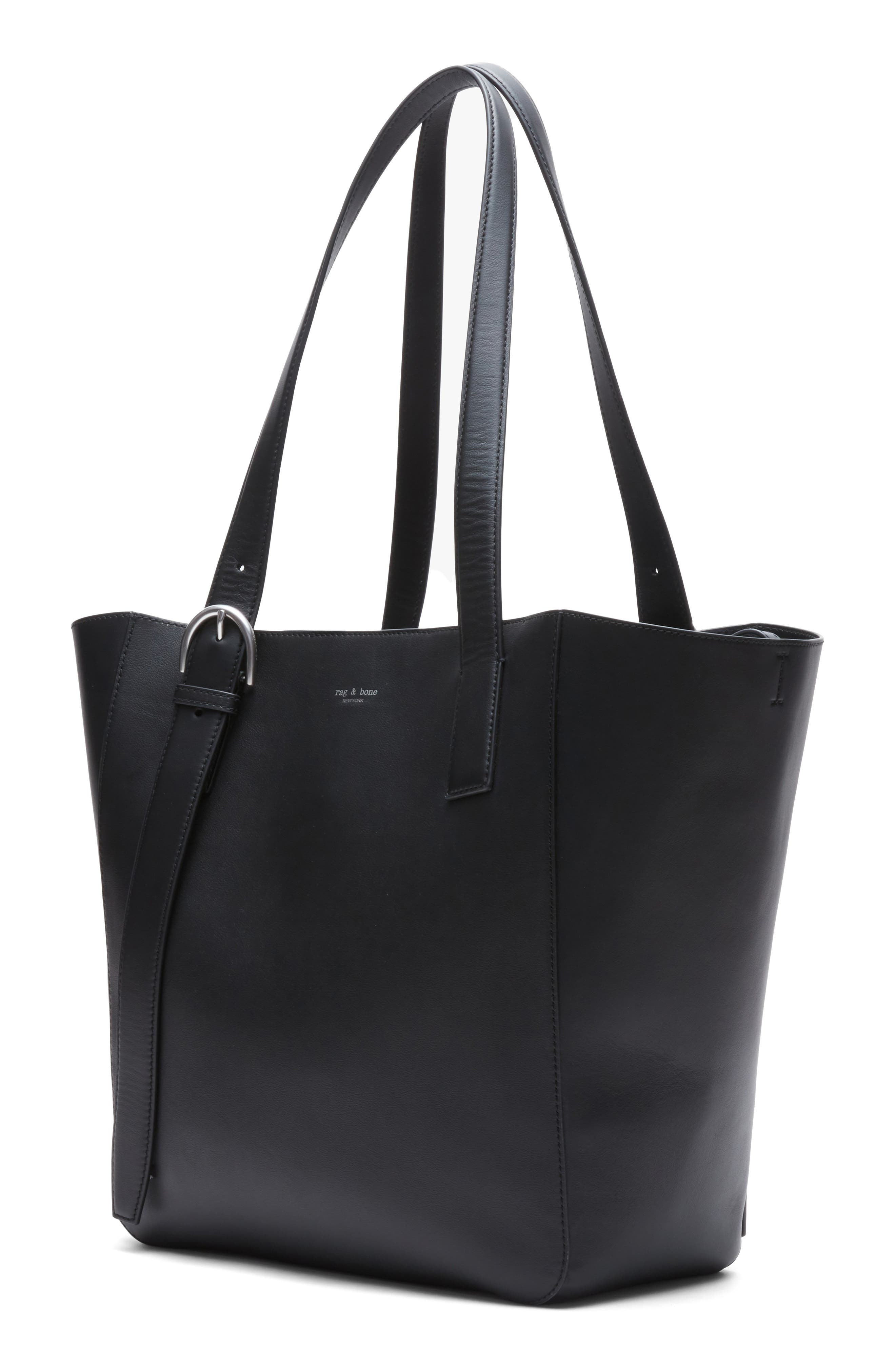 rag & bone Parker Leather Tote in Black at Nordstrom - 4