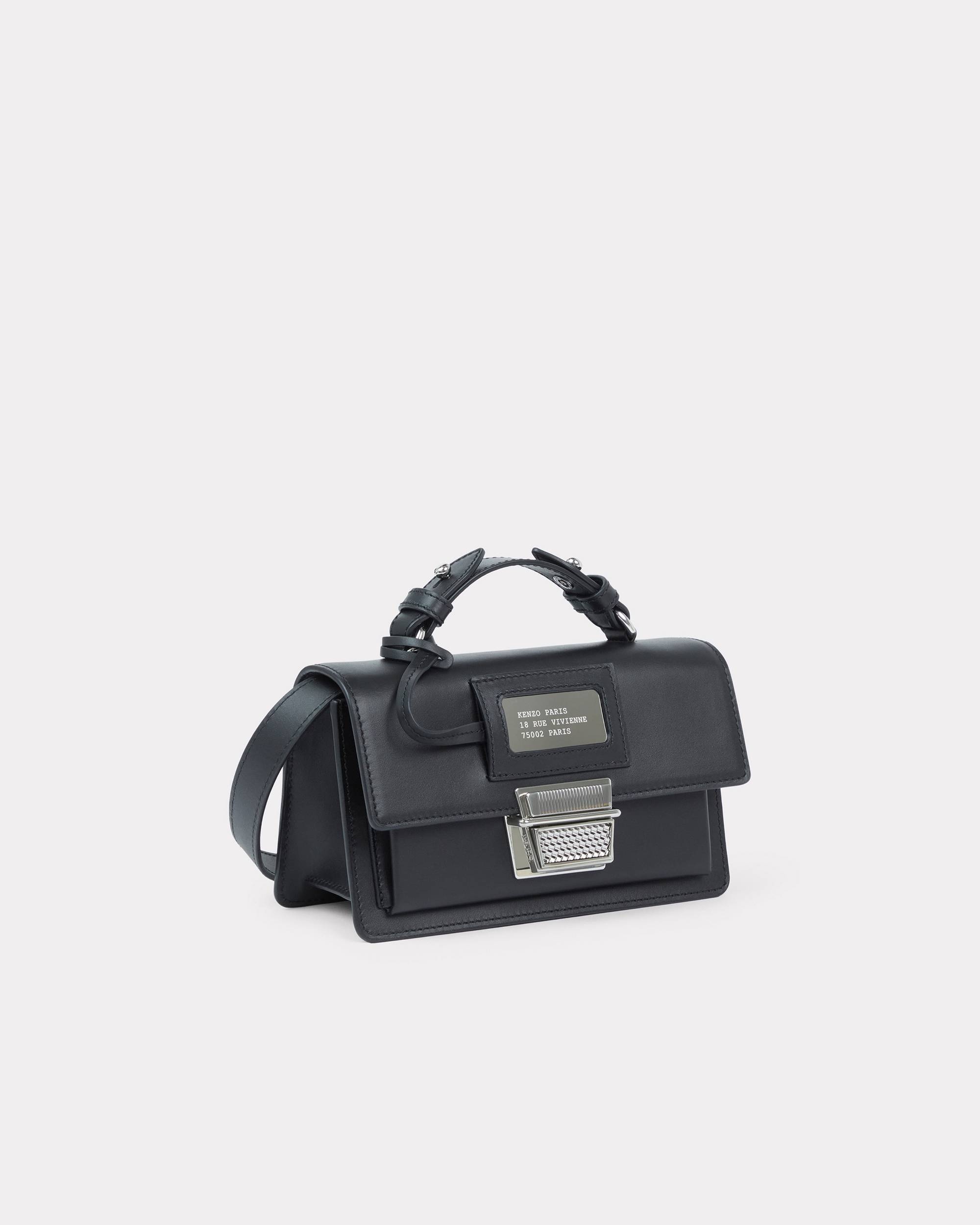 'Rue Vivienne' miniature leather bag with strap - 5