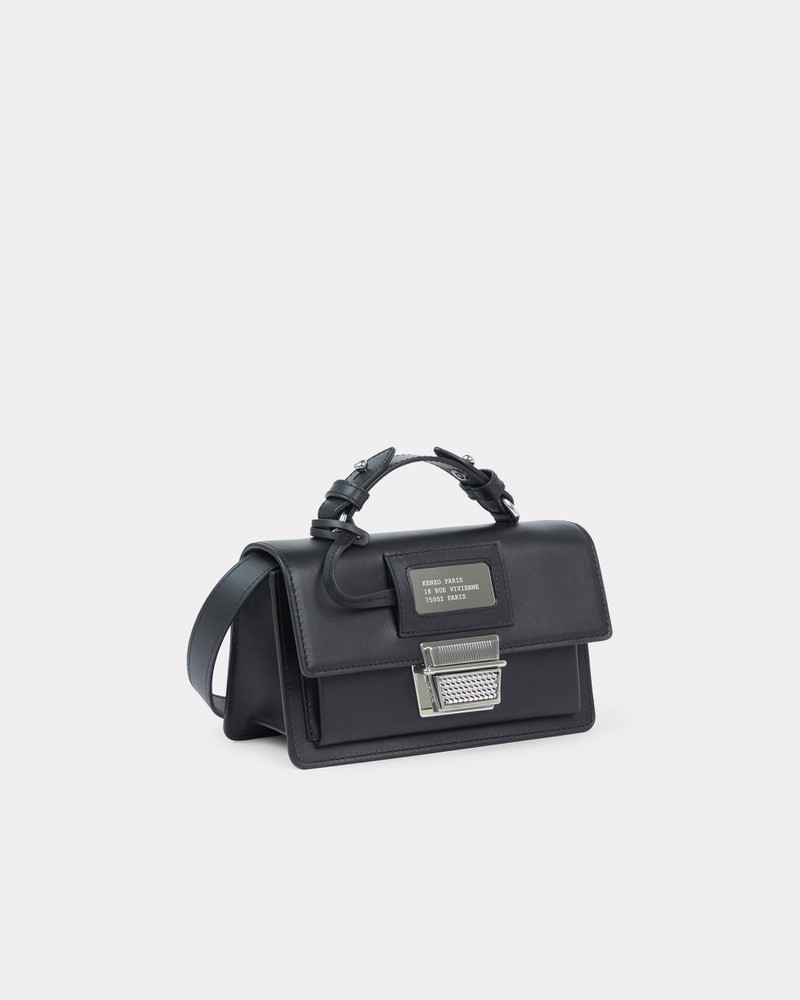 'Rue Vivienne' miniature leather bag with strap 5
