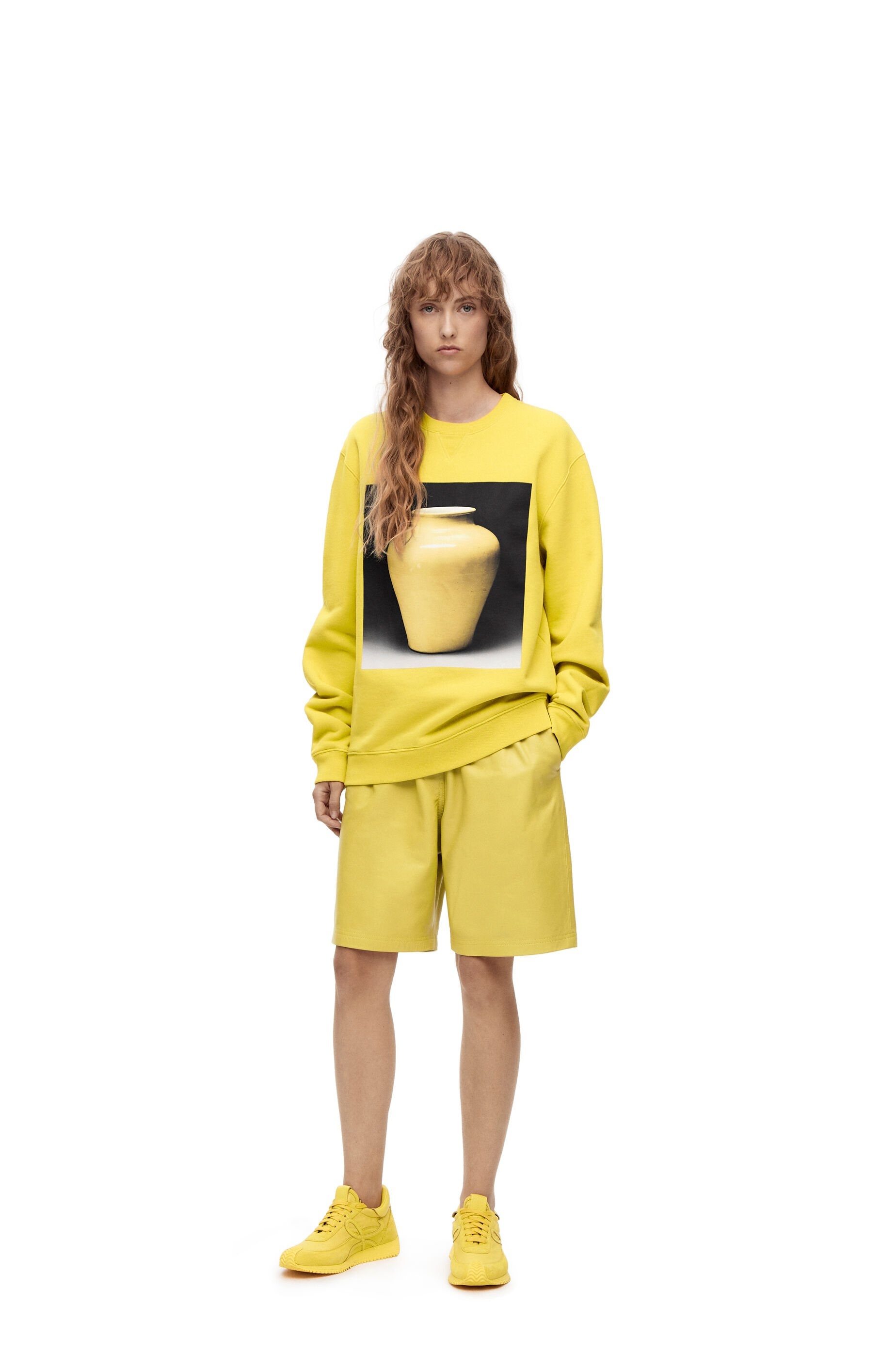 Ceramic print sweatshirt in cotton - 2